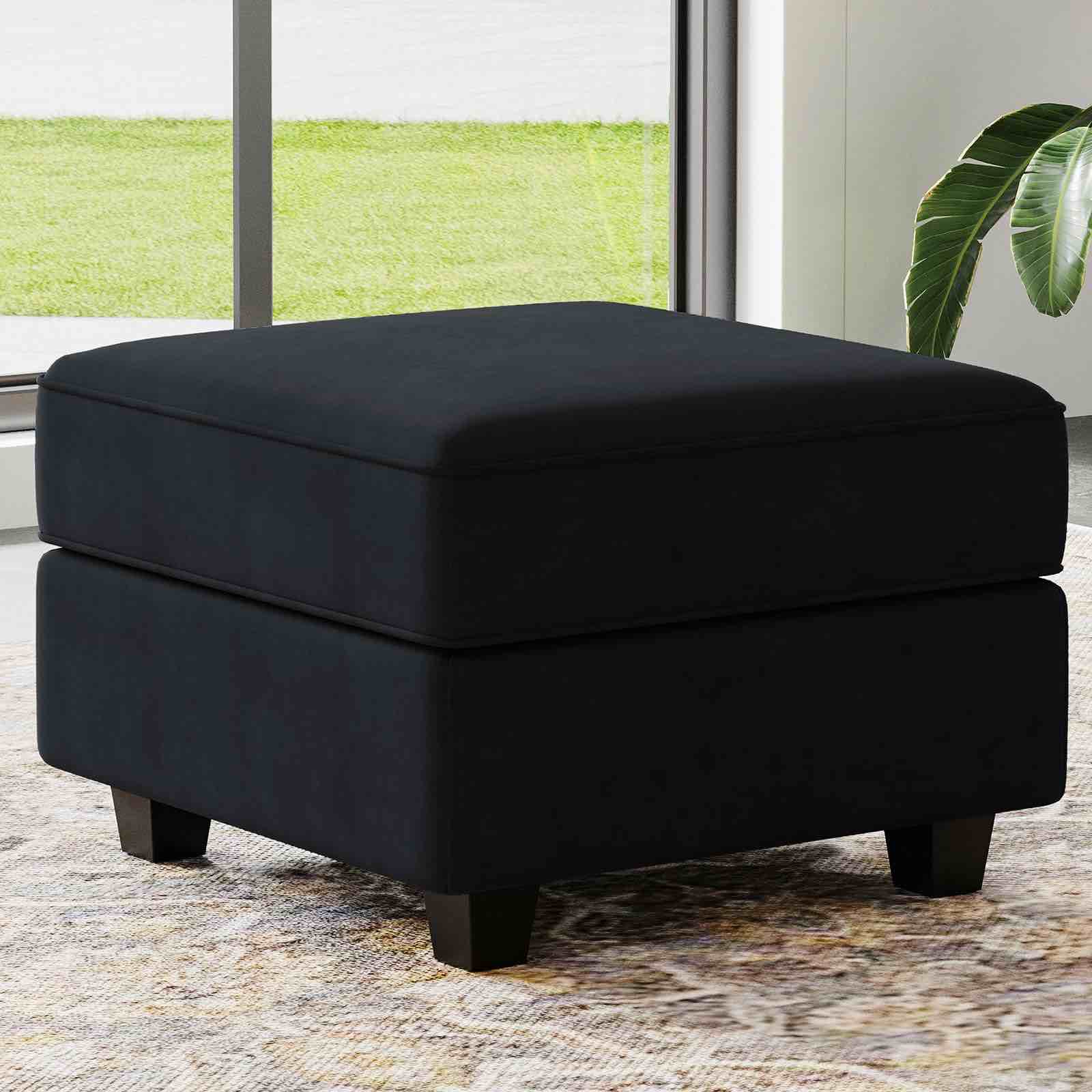 26.4'' Wide Upholstered Storage Ottoman Footstool Module Part for Sectional Sofa
