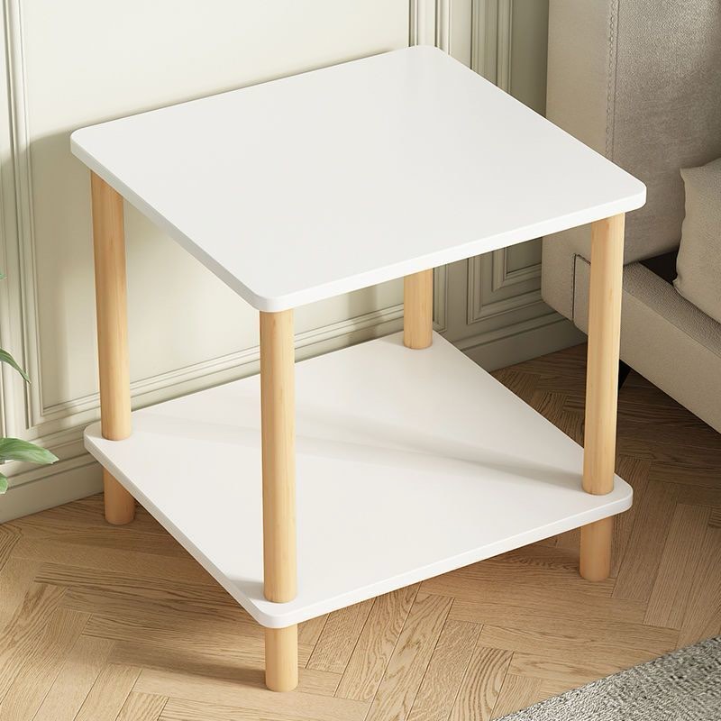 Modern Small Tea Table Minimalist Sofa Double Layer 