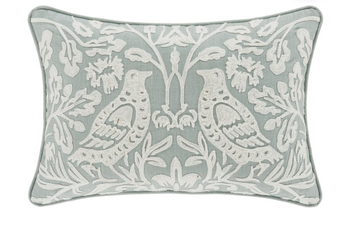 J Queen New York Garden View Decorative Pillow, 18" x 18" Bedding