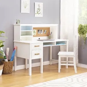 Guidecraft Kid’s Taiga Desk and Hutch Wh bed bath & beyond