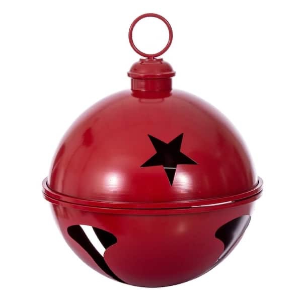 Vicl erman 18" Red Iron Bell Ornament. Ir Bed Bath & Beyond
