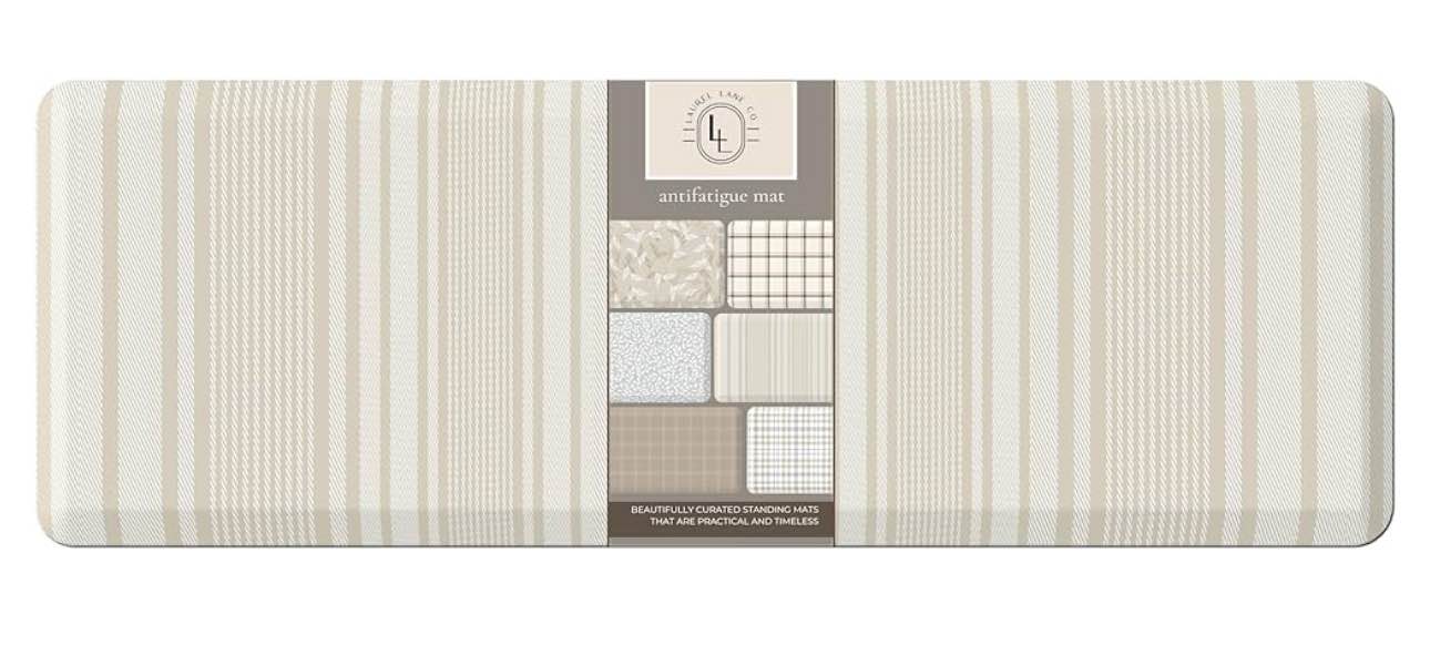 Anti Fatigue Mat by Laurel Lane Co. – Designer Anti Fatigue Mats for Kitchen Floor, Kitchen Mats for Floor, Desk Mat – Cushioned 0.75" Thick – Stain Resistant – Non-Skid Bottom – 20" x 60"