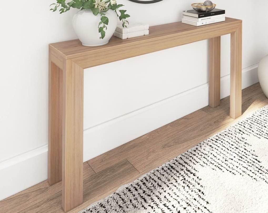 Plank and Beam Modern Console Table - 56"