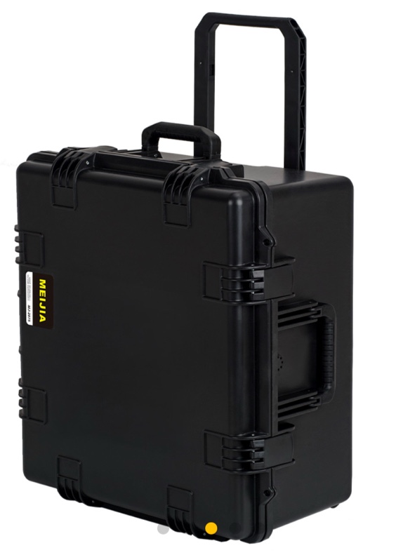MEIJIA Safety Protective Box 24.8 x 23.7 x 13.17 in Waterproof Case With Foam (Black)