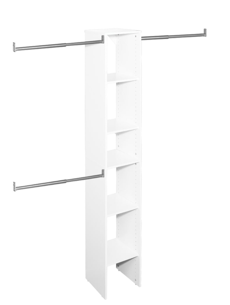 ClosetMaid SuiteSymphony 12-inch Wide Closet Tower Kit
