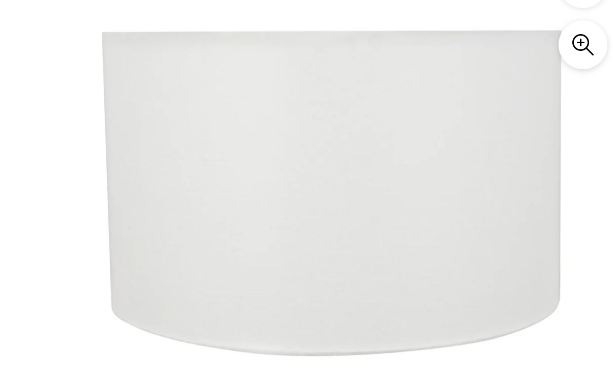 Aspen Creative 58326 Transitional Drum (Cylinder) Shape UNO Construction Lamp Shade in Off White, 17" Wide (17" x 17" x 10")