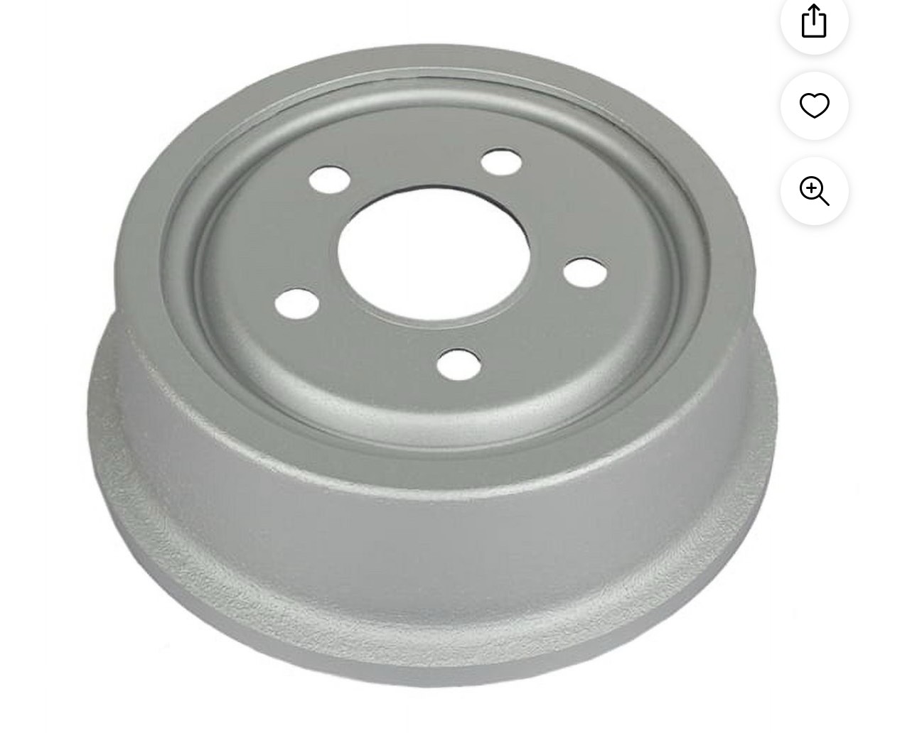 AutoSpecialty High Temp Coated Brake Drum( set of 2)