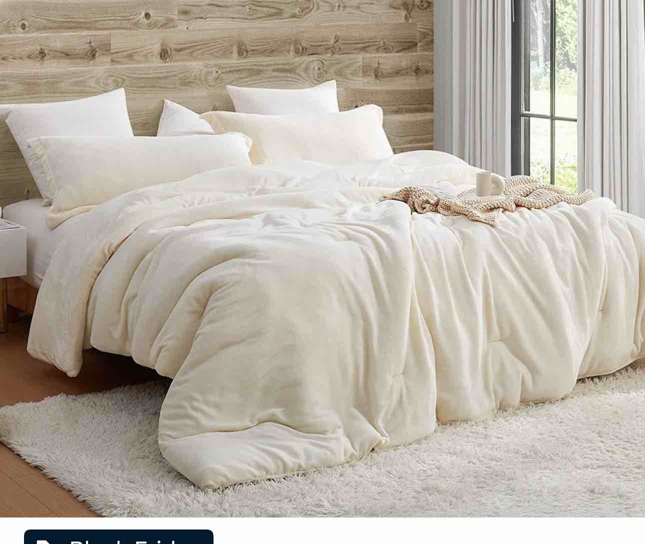 Git Cozy - Coma Inducer® Oversized Comforter Set - Taupe White