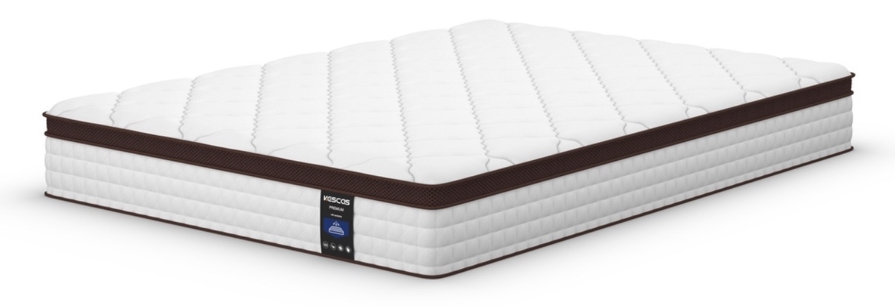 12-inch Euro Top Medium Firm Hybrid Memory Foam Innerspring Mattress