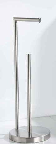 Freestanding Toilet Paper Holder Stand with Reserver