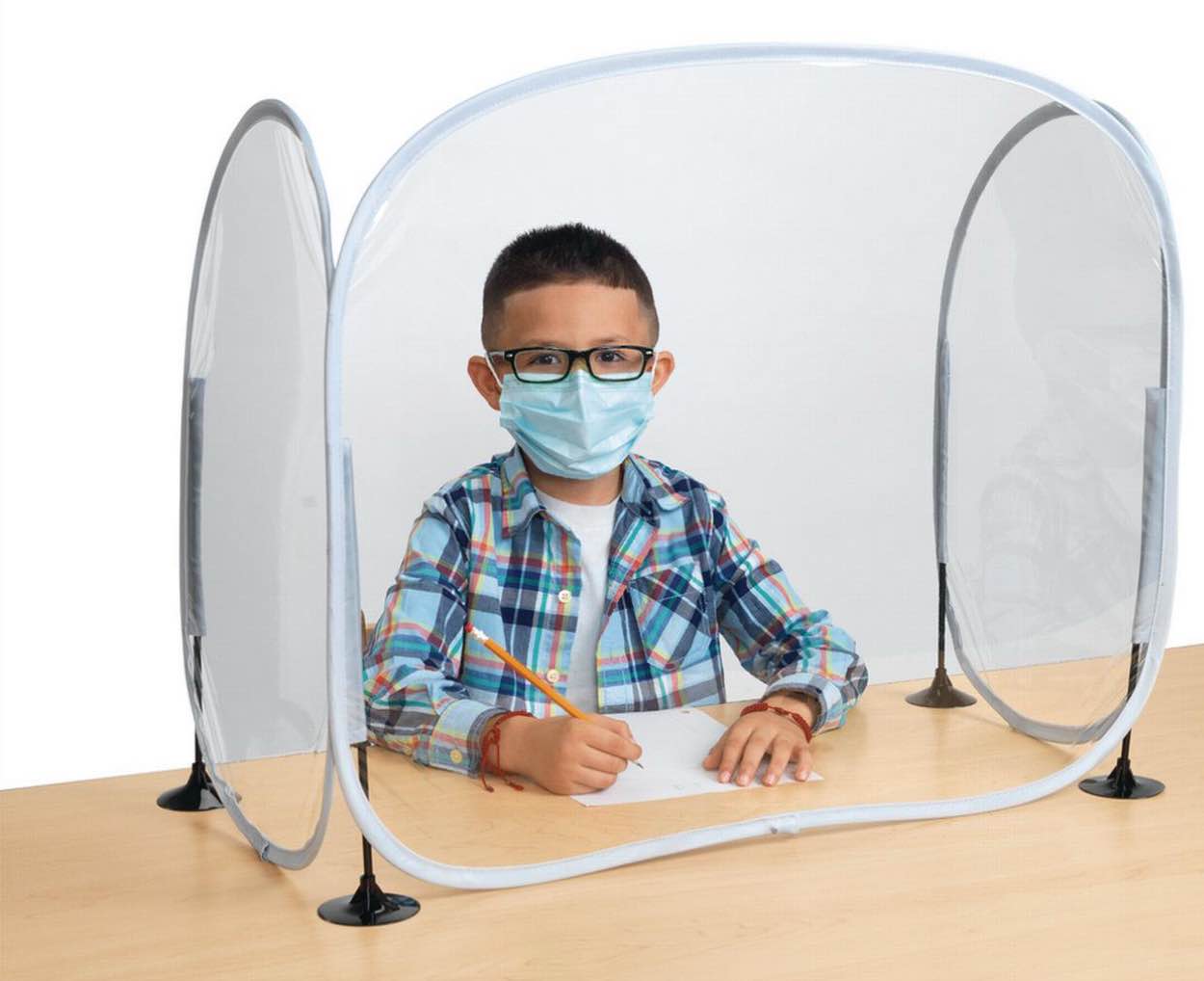 Excellerations Fold-Up Portable Desktop Barrier (Item # BARRIER1)