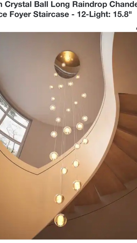 AIWEN modern crystal ball long raindrop chandelier WS-SJQ-06, Six Ball Only!