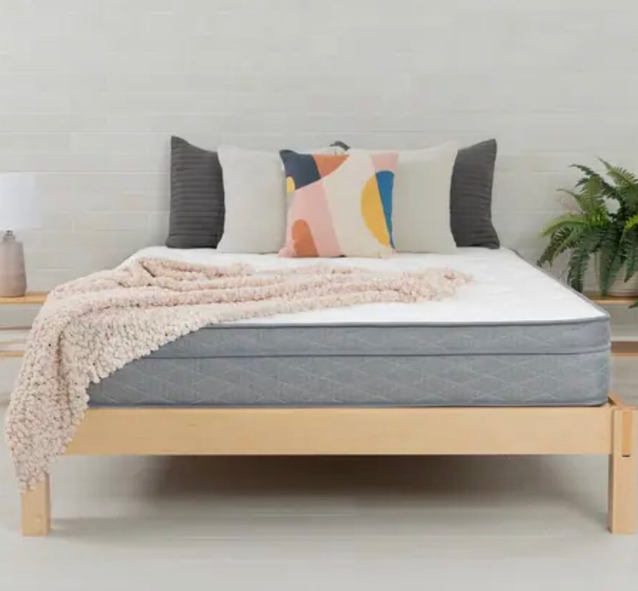 NUFORM 9” medium firm eurotop mattress topper full size