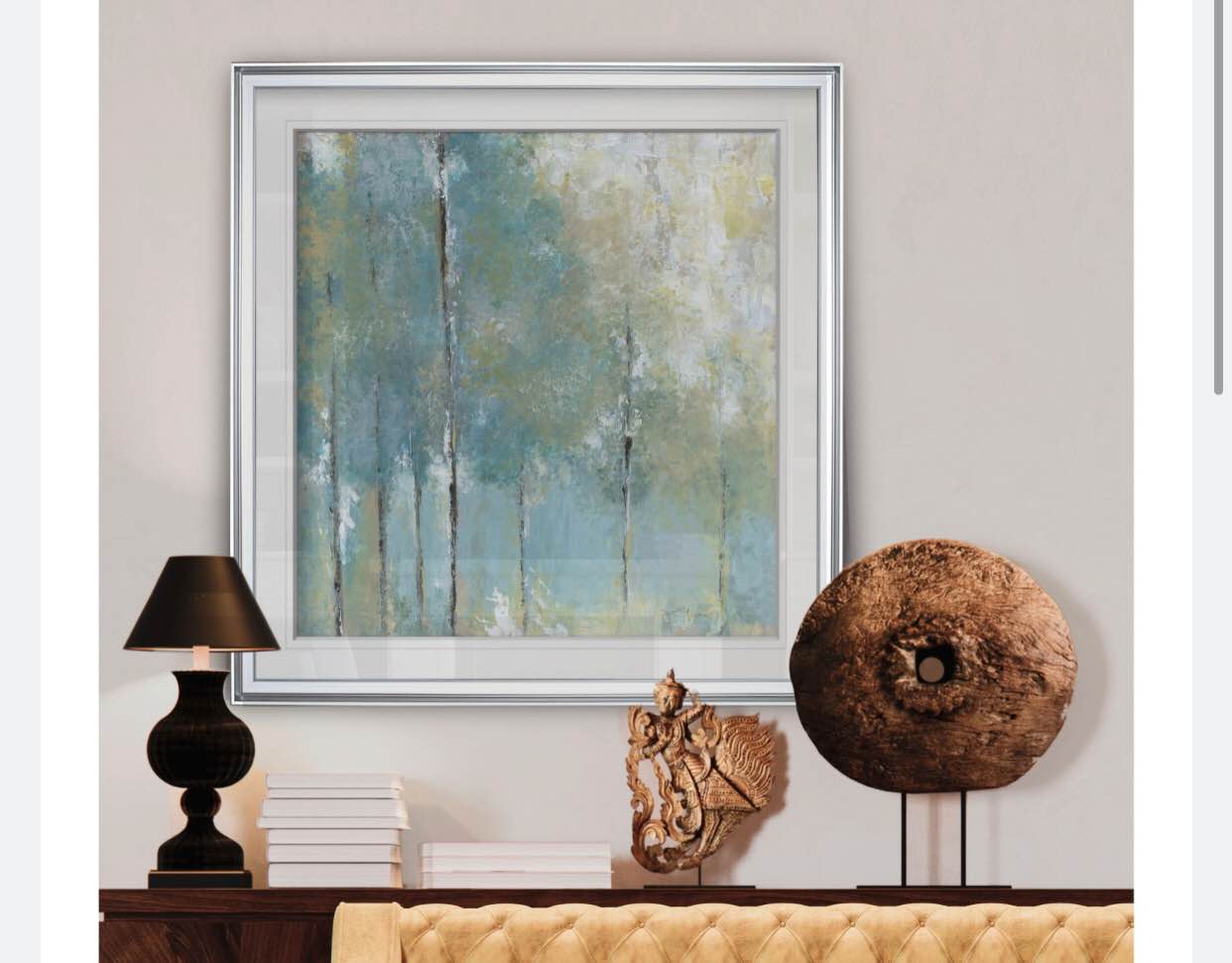 whispering light custom gold framed picture frame