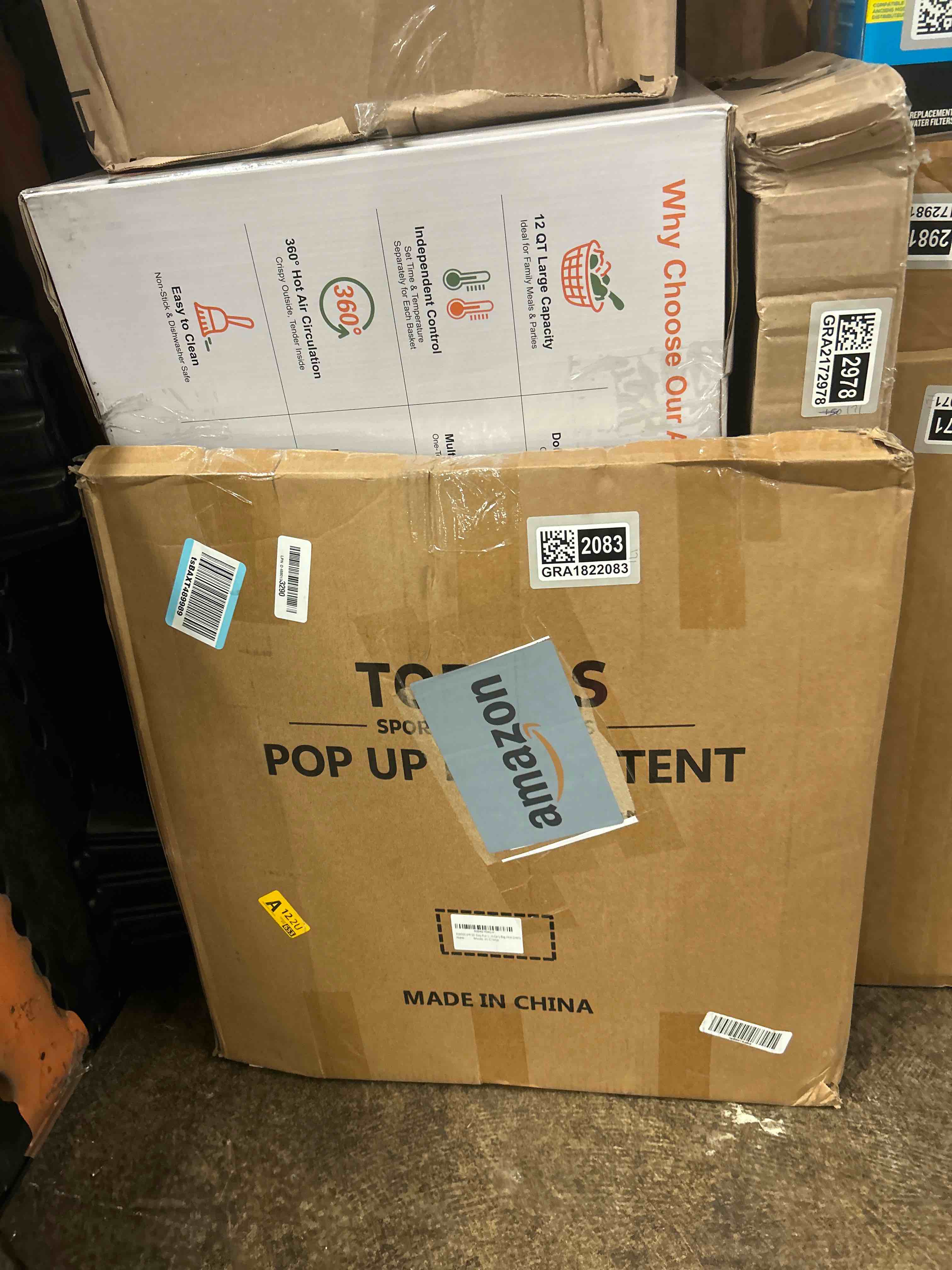 Condition photo showing New/Like New for tobtos upf 50+ pop up beach tent, easy set up beach umbrella, sun shelter for 2-3 people uv protection portable sunshade, baby canopy cabana, lightweight with carry bag