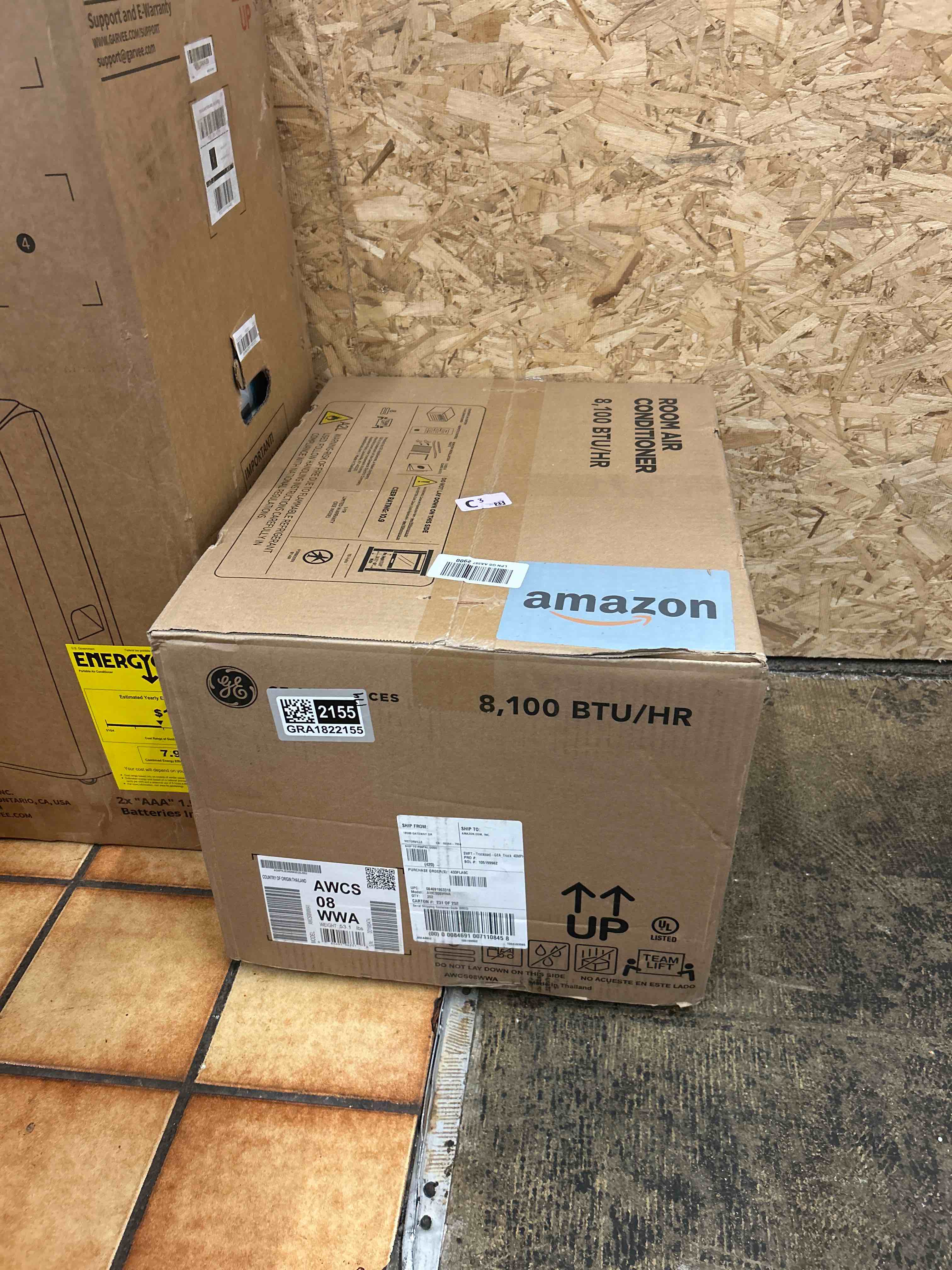 Condition photo showing New/Like New for ge 8 000 btu  115v smart electronic window air conditioner with remote  covers up to 350 sq. ft.  with wifi