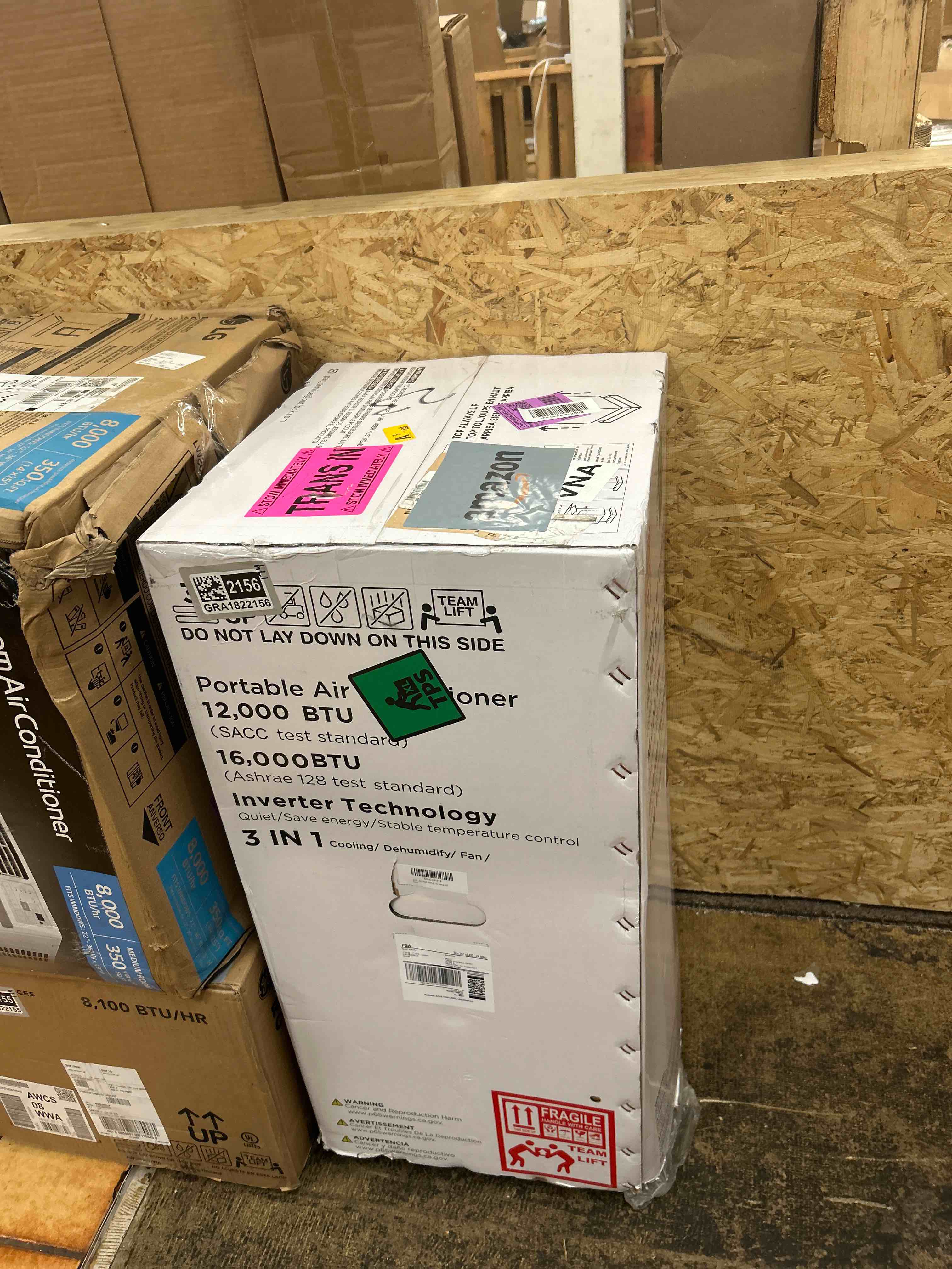 Condition photo showing New/Like New for 16000 btu inverter portable air conditioners, dual hose portable ac for large room up to 800 sq. ft, 3-in-1 self-evaporating ac units with fan & dehumidifier, quiet sleep mode(42db), auto swing