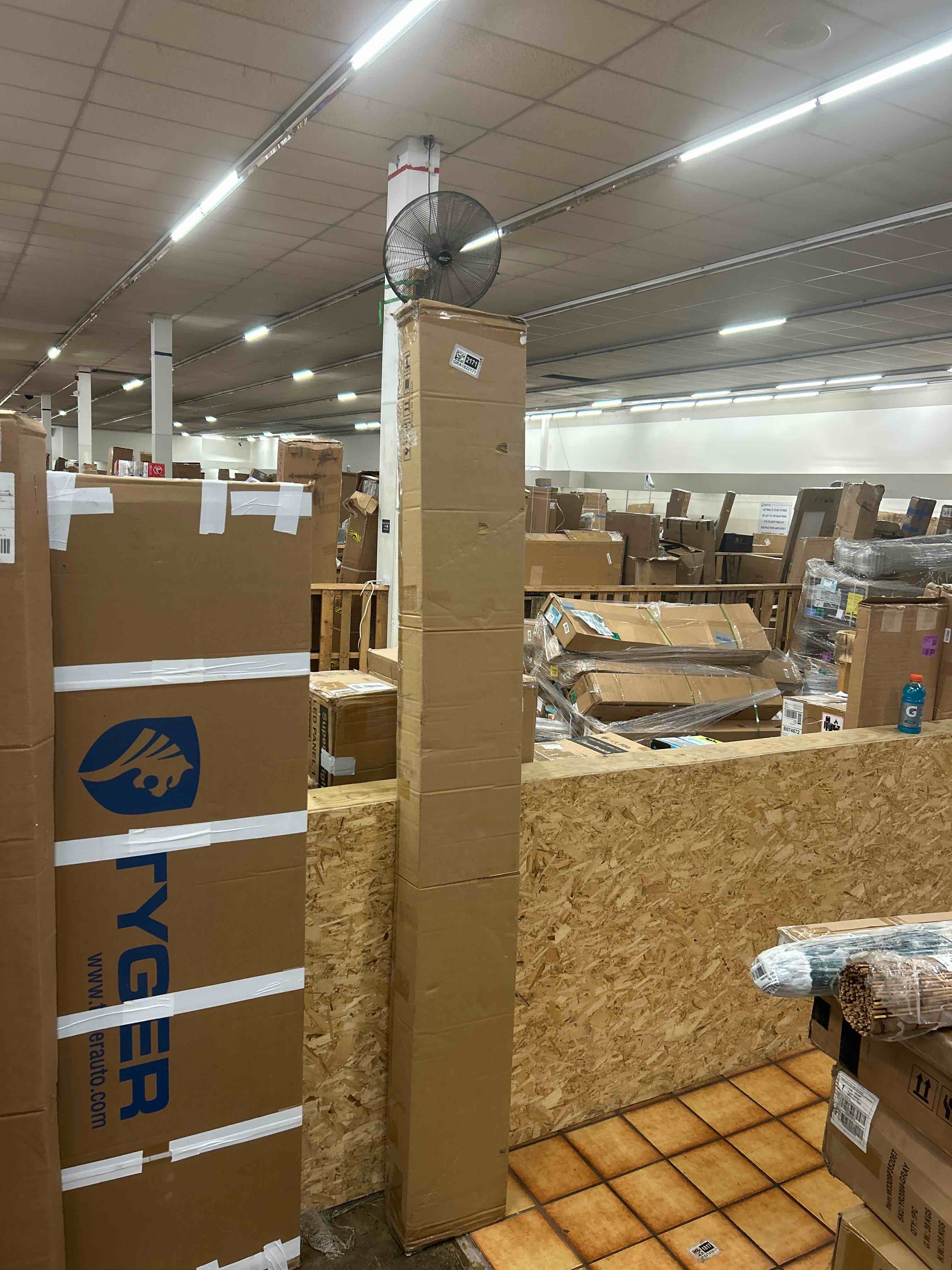 Condition photo showing New/Like New for easelife 36in x 84in sliding barn door with 6.6ft barn door hardware kit & handle included,solid spruce wood door,assemblely required,stainable, k-frame