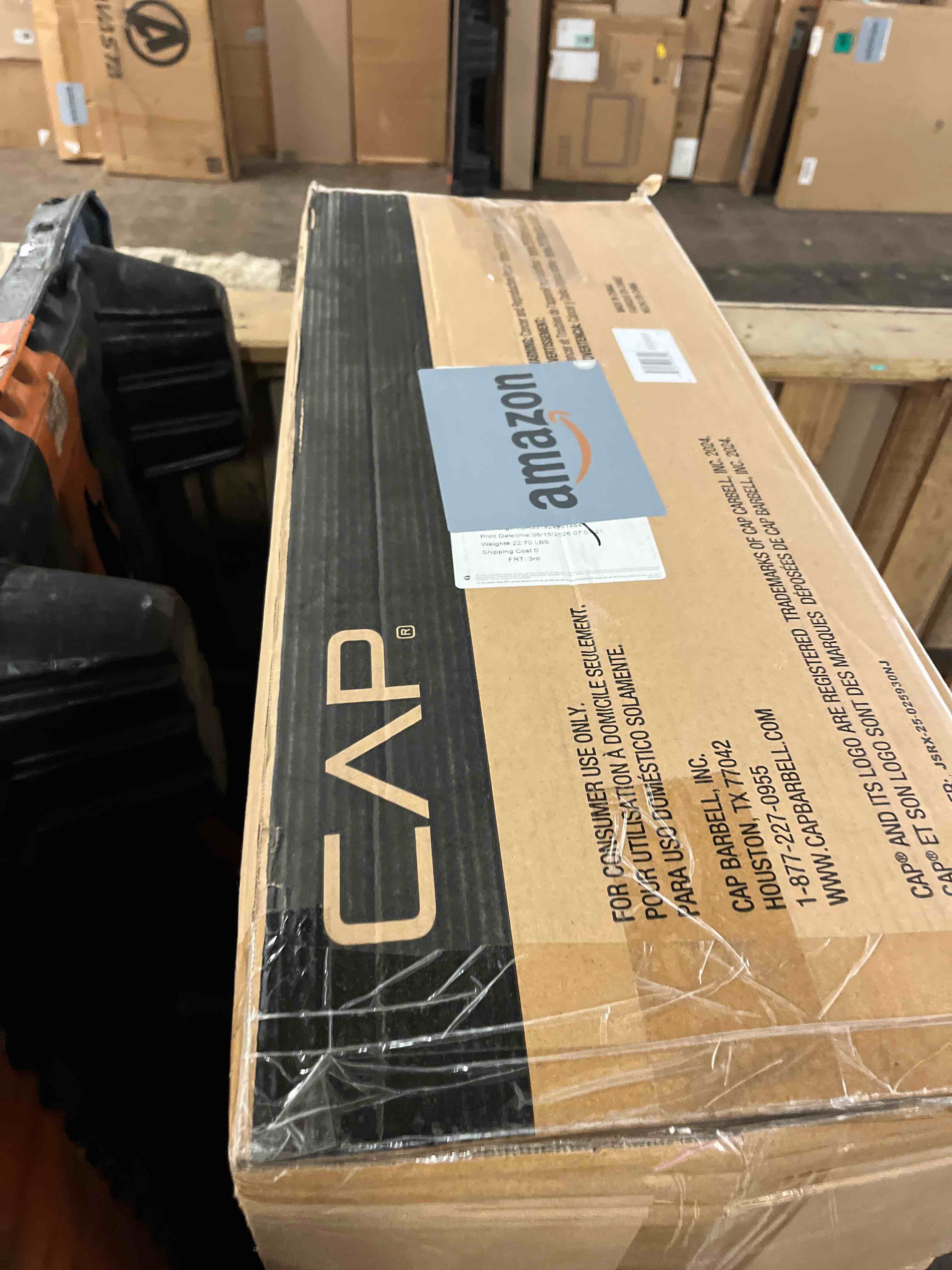 Condition photo showing New/Like New for cap barbell all purpose folding exercise training & gymnastics balance mat 10  x 4  x 3  inches thick  black