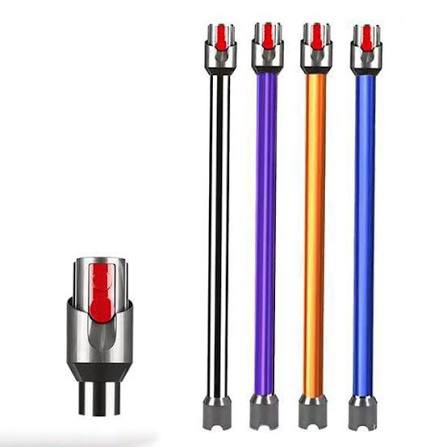 gylbf quick release wand compatible with dyson v12 detect slim vacuum cleaners, vacuums attachment extension tube, 29.3in (orange)