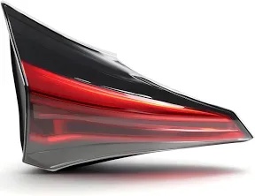 left side inner tail light assembly compatible with ra-v four 2016-2018 driver rear brake lamp taillight to2802133 8159142022