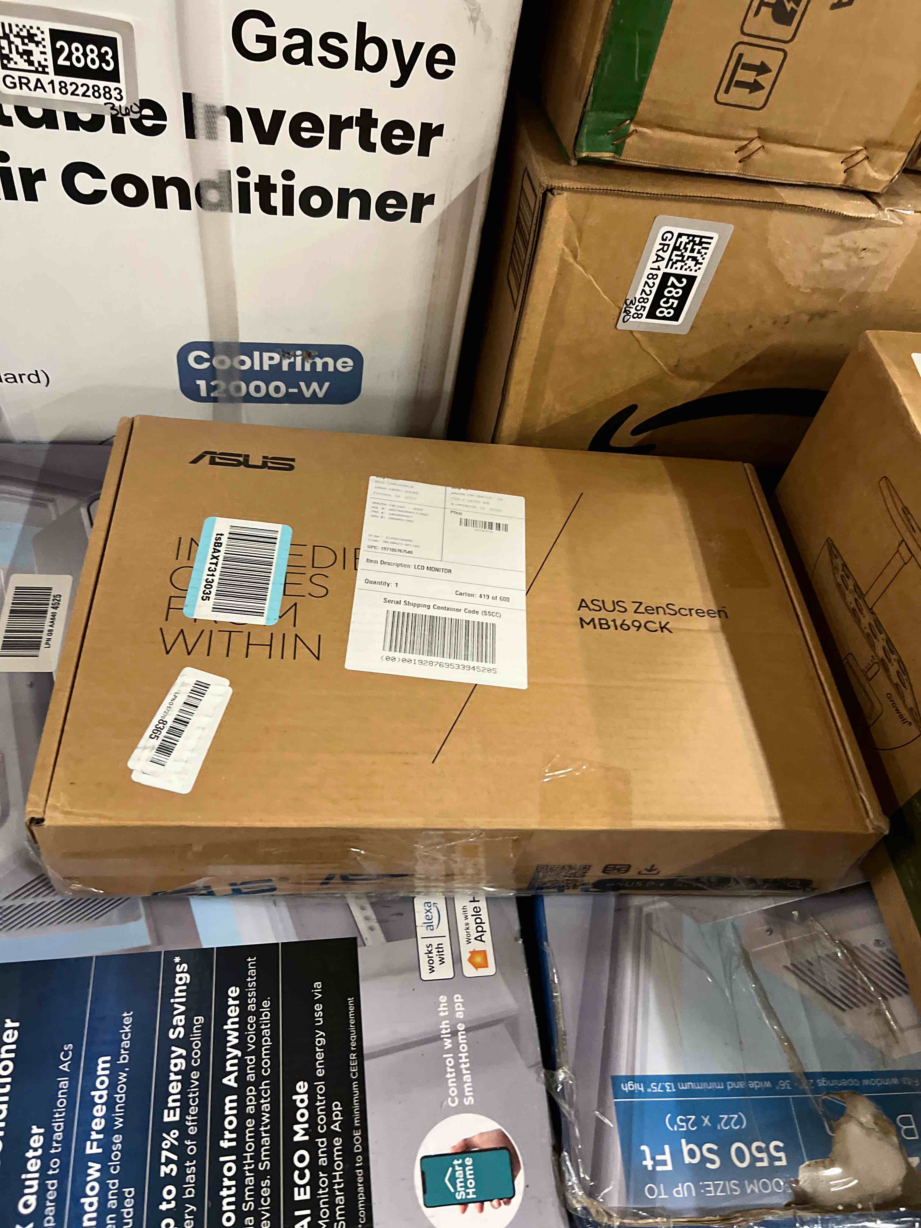Condition photo showing New/Like New for asus zenscreen 15.6'' portable monitor for laptop (mb169ck) - dual usb-c, mini-hdmi, plug & play external screen for travel dual setup, full hd, ips, anti-glare surface, 360° kickstand