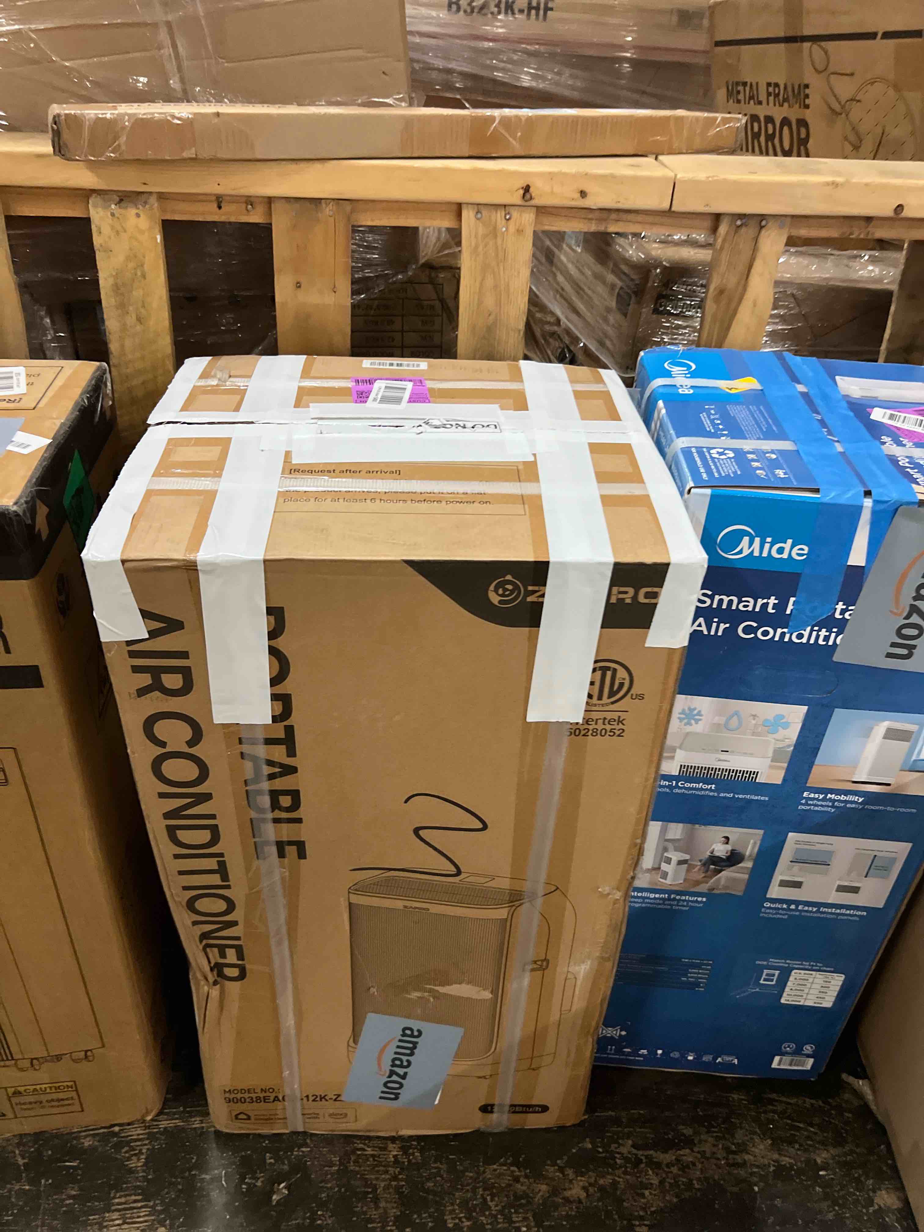 Condition photo showing New/Like New for zafro portable air conditioners, 12000 btu (8000 btu sacc), portable ac with drainage-free cooling, fan & dehumidifier, smart ac unit with app/remote, 47db quiet, 24h timer for living room, bedroom