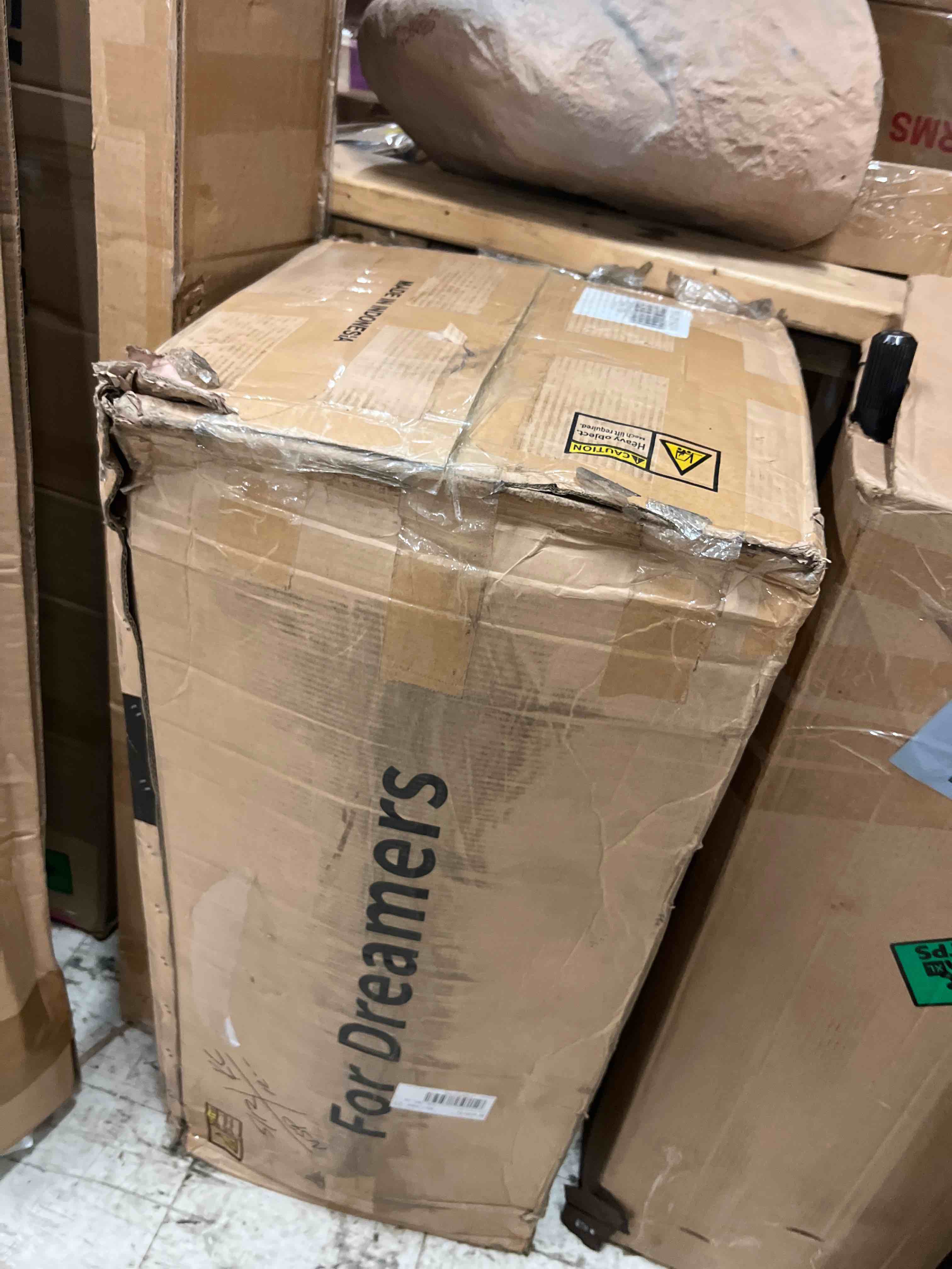 Condition photo showing New/Like New for novilla 14 inch king size memory foam mattress in a box, pressure relieving & plush comfort, bliss, grey bliss king (u.s. standard) 14 inch