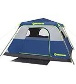 8 person instant tent, waterproof pop up tents for camping with rainfly, 60 seconds easy setup, automatic cabin tent for family camping with expandable carry bag & upgraded ventilation blue 8 person