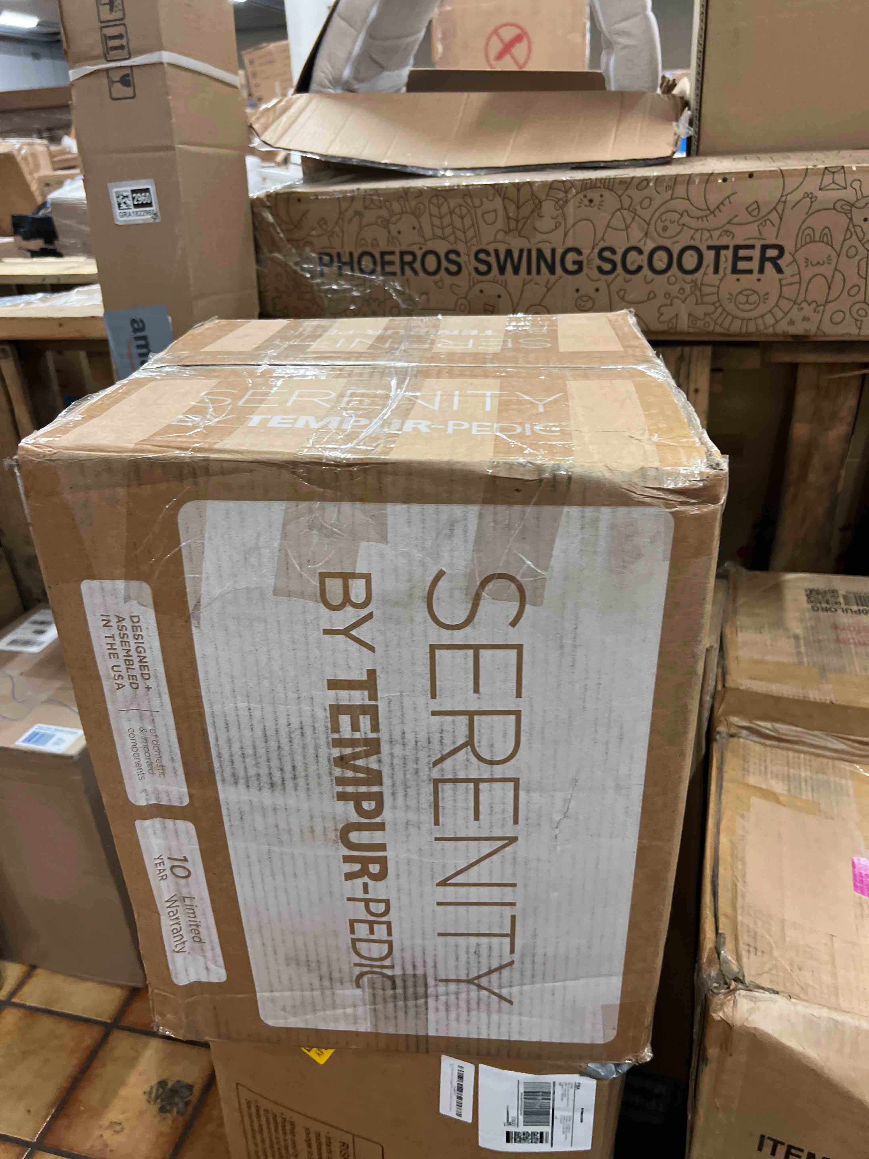 Condition photo showing New/Like New for serenity 3" cooling memory foam mattress topper for tempur-pedic – pressure relieving topper with cooling performance cover, breathable & hypoallergenic for temperature regulation (queen)