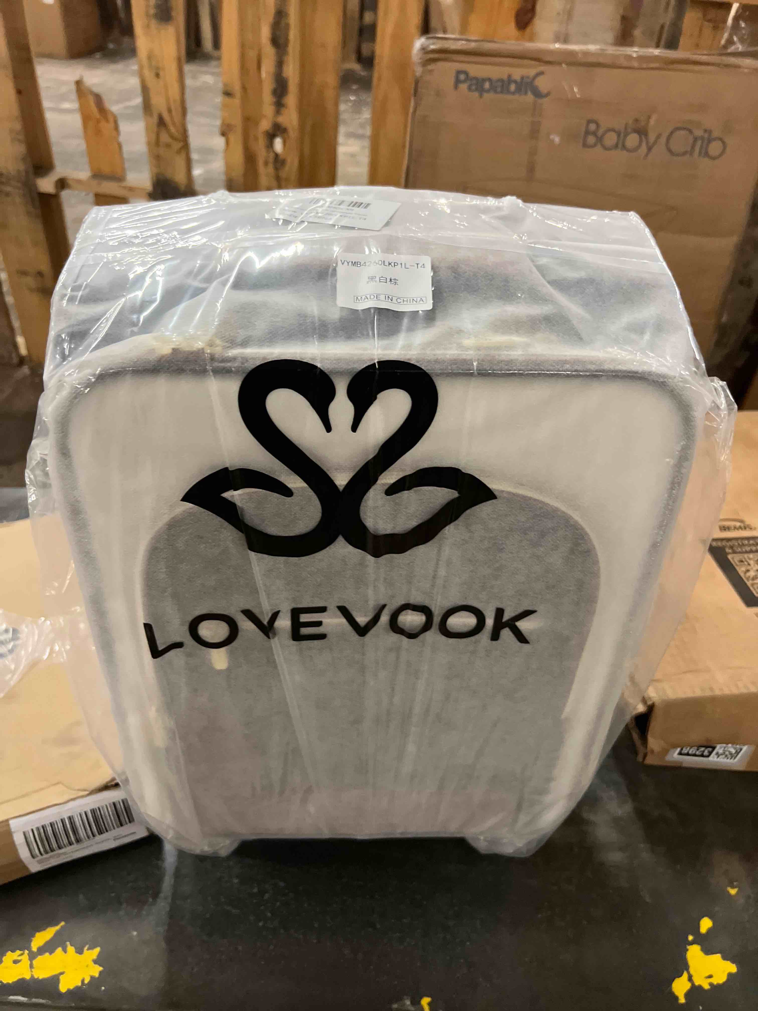 Condition photo showing New/Like New for lovevook carry on luggage 22x14x9 airline approved,20 inch carry-on suitcase for women,softside suitcases with wheels,rolling checked luggage with tsa lock,lightweight travel 20 inch-carry-on-1pc black/white/brown