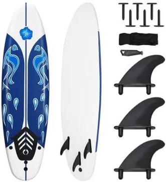 Condition photo showing New/Like New for 6' surf foamier boards surfing beach surfboard