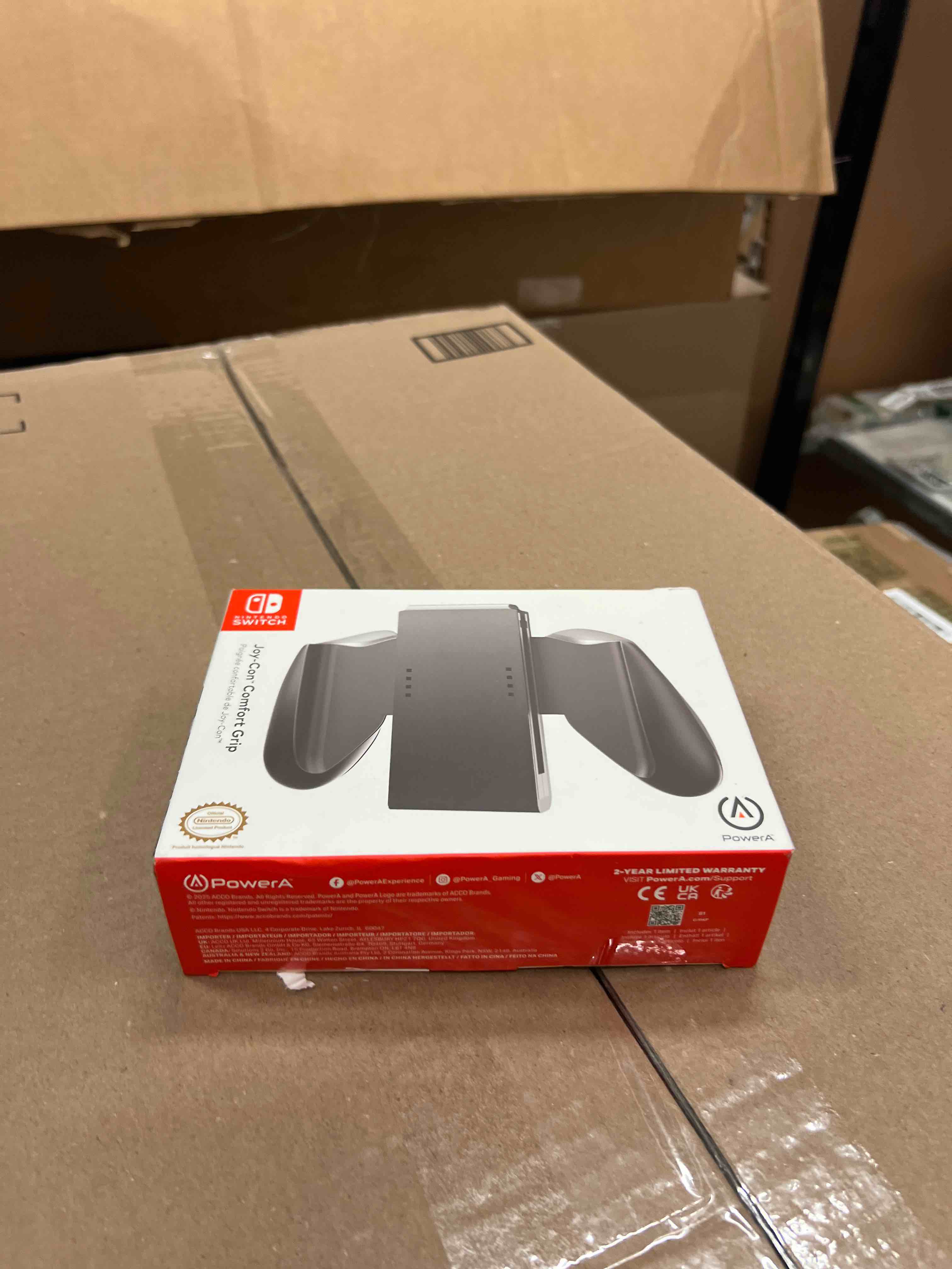 Condition photo showing New/Like New for powera - joy-con comfort grip for nintendo switch - black