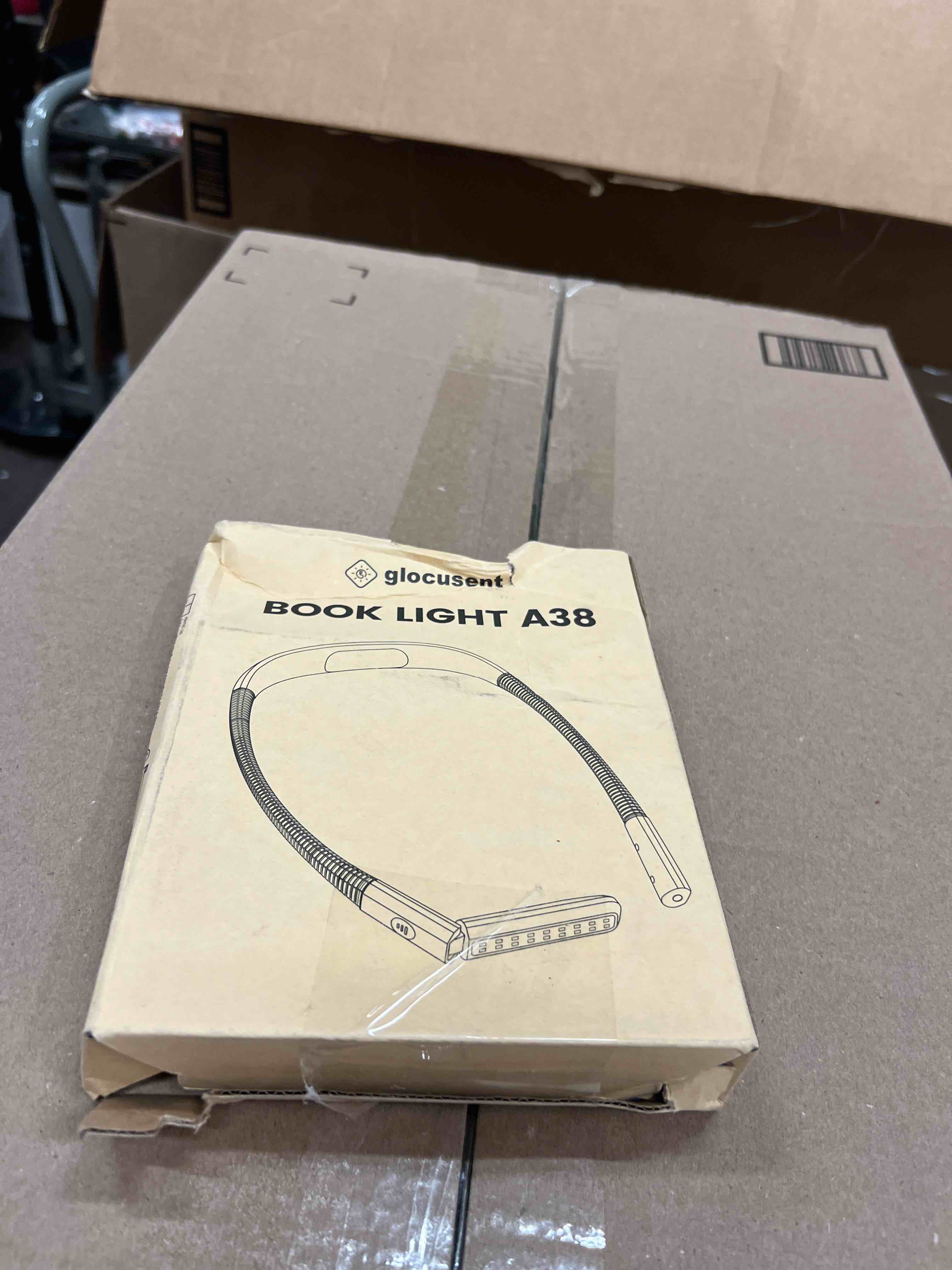 Condition photo showing New/Like New for glocusent bendable neck light, 100 hours reading light for book lover gifts | hands-free, knitting, crafting, repairing, 5-color, stepless dimming, ergonomic, rechargeable, eye care, sleep aid, traveling
