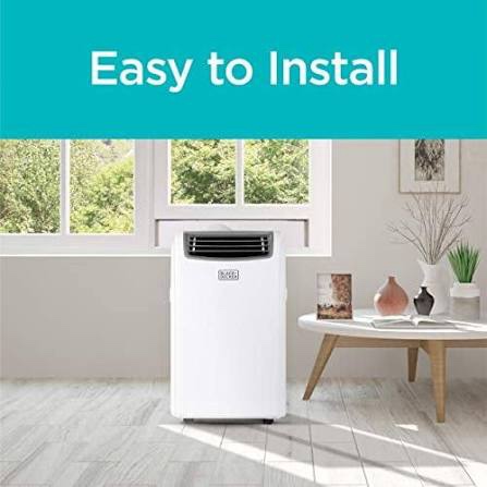 Condition photo showing New/Like New for black+decker bpact14wt 7 700 btu sacc/cec (14 000 btu ashrae) portable air conditioner for rooms up to 700 sq. ft.