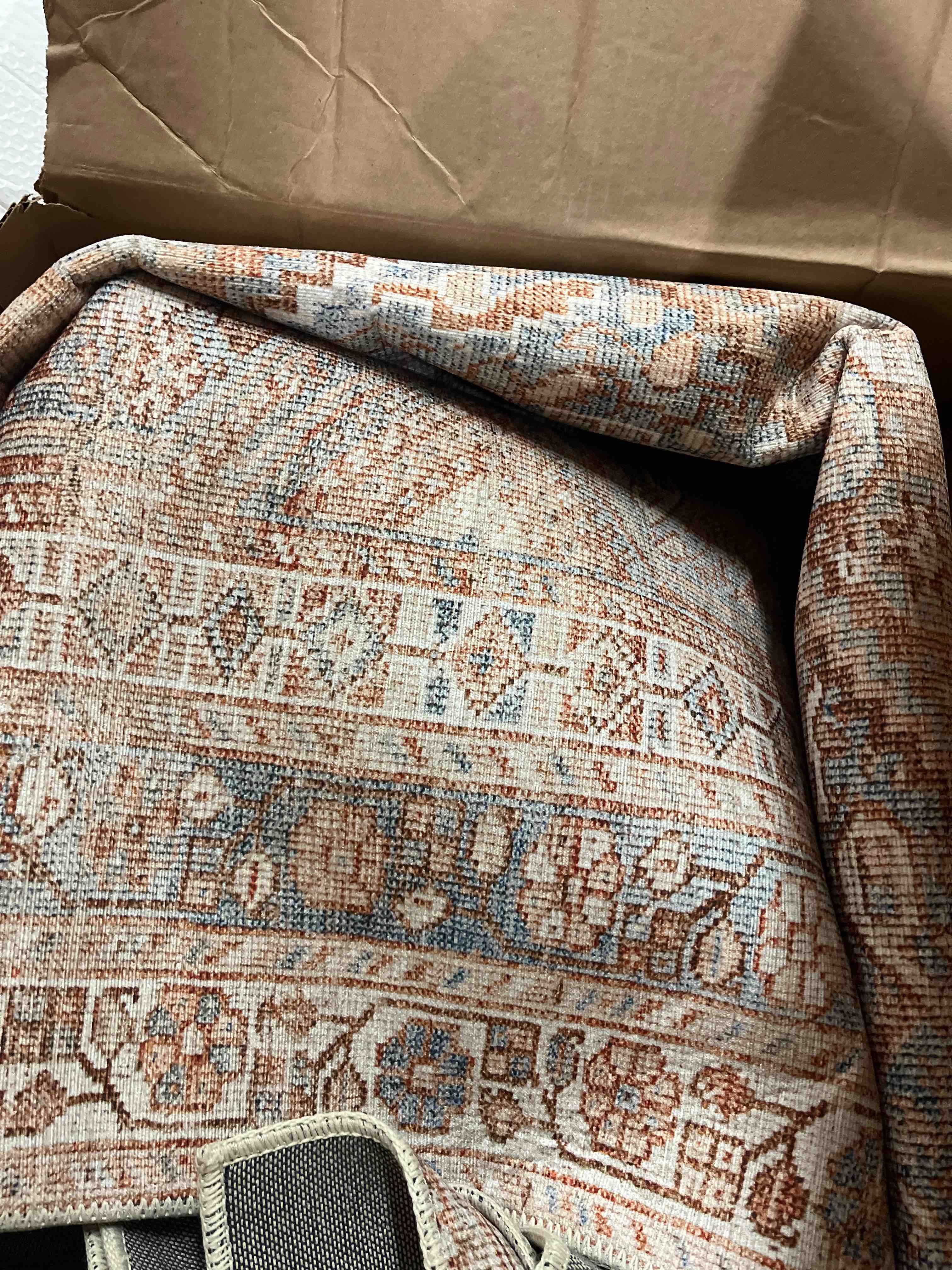Condition photo showing New/Like New for zesthome 8x10 ft area rugs for living room,large washable rug,orange