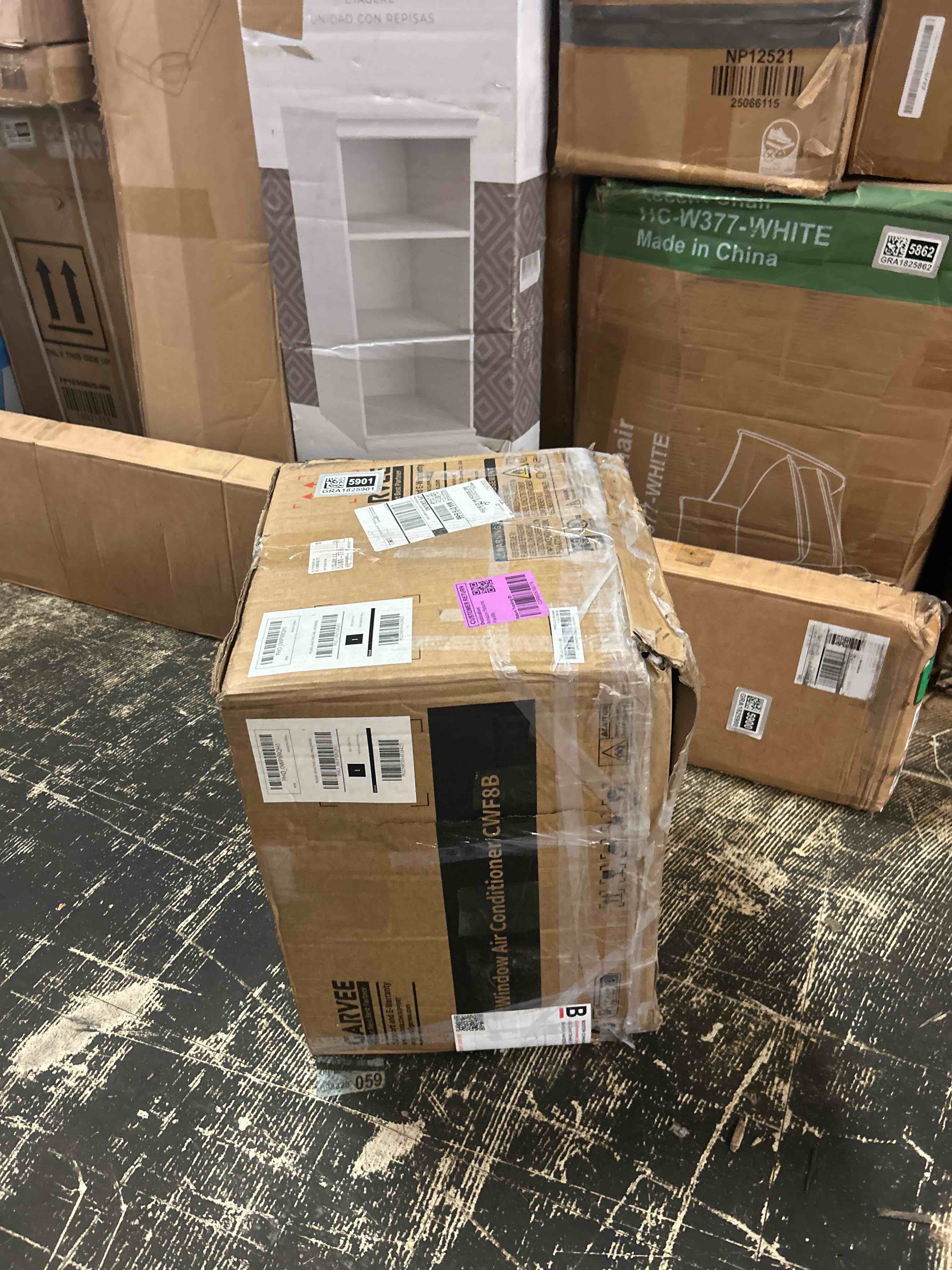 Condition photo showing New/Like New for garvee 8000 btu window air conditioner with heat, window mounted ac unit and heater combo with dehumidifier & fan for apartment, living room, bedroom, rooms up to 350 sq. ft, app & remote control