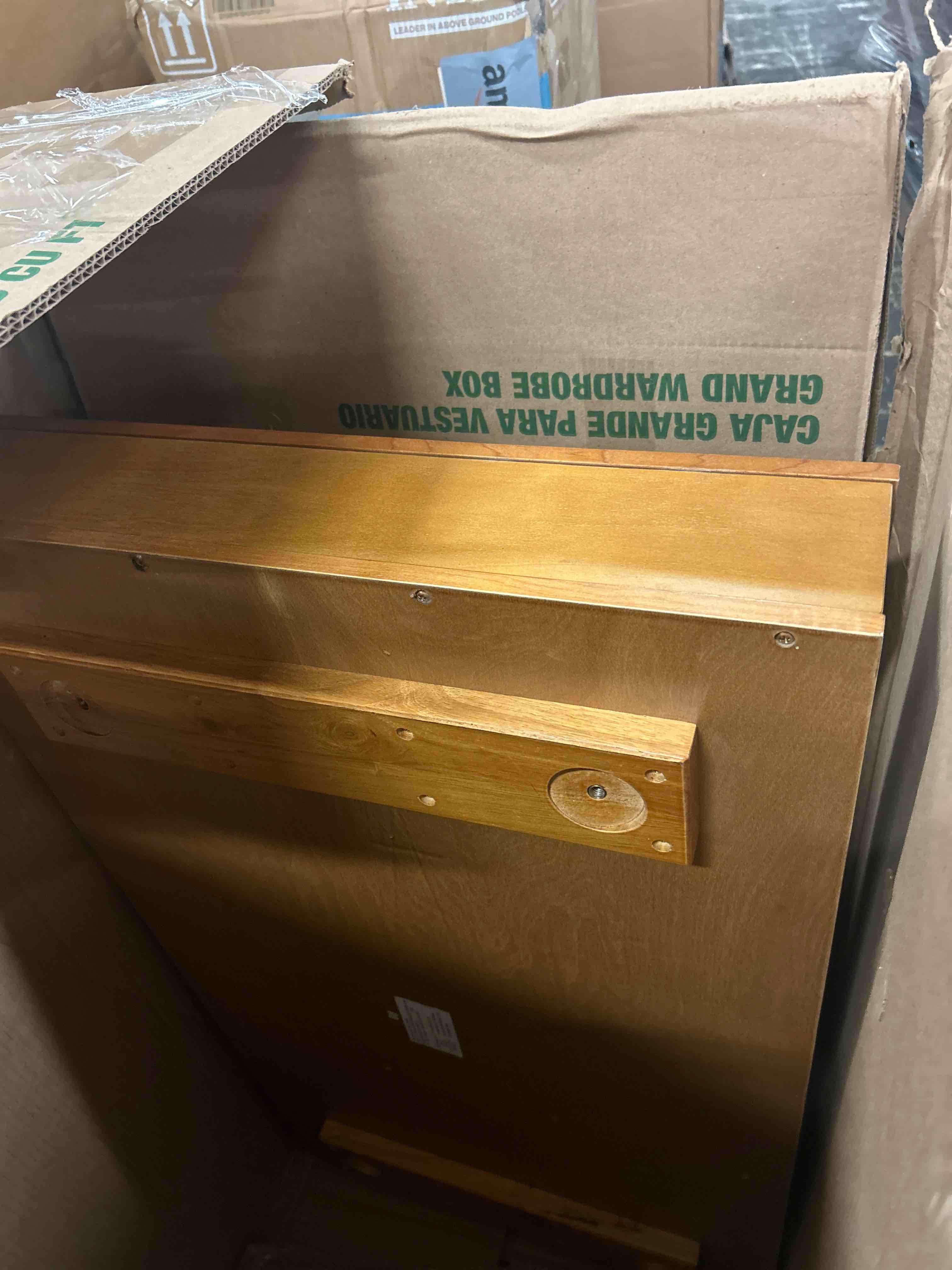 Condition photo showing New/Like New for 100% oak wood coffee table, mid century modern living room table