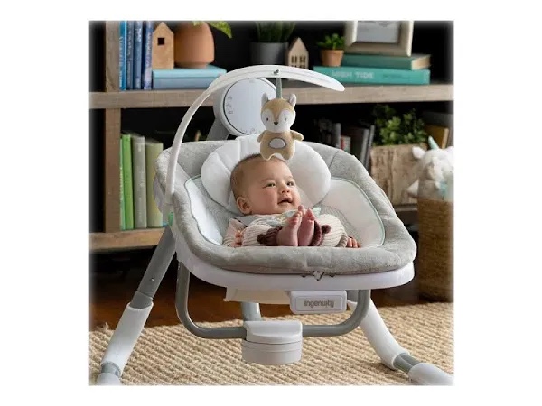 Ingenuity AnyWay Sway Multi-Direction Portable Baby Swing - Ray