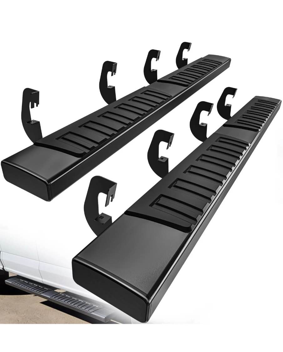 YITAMOTOR Running Boards 6 inches OE Style Aluminum Side Steps, Nerf Bars, Co...