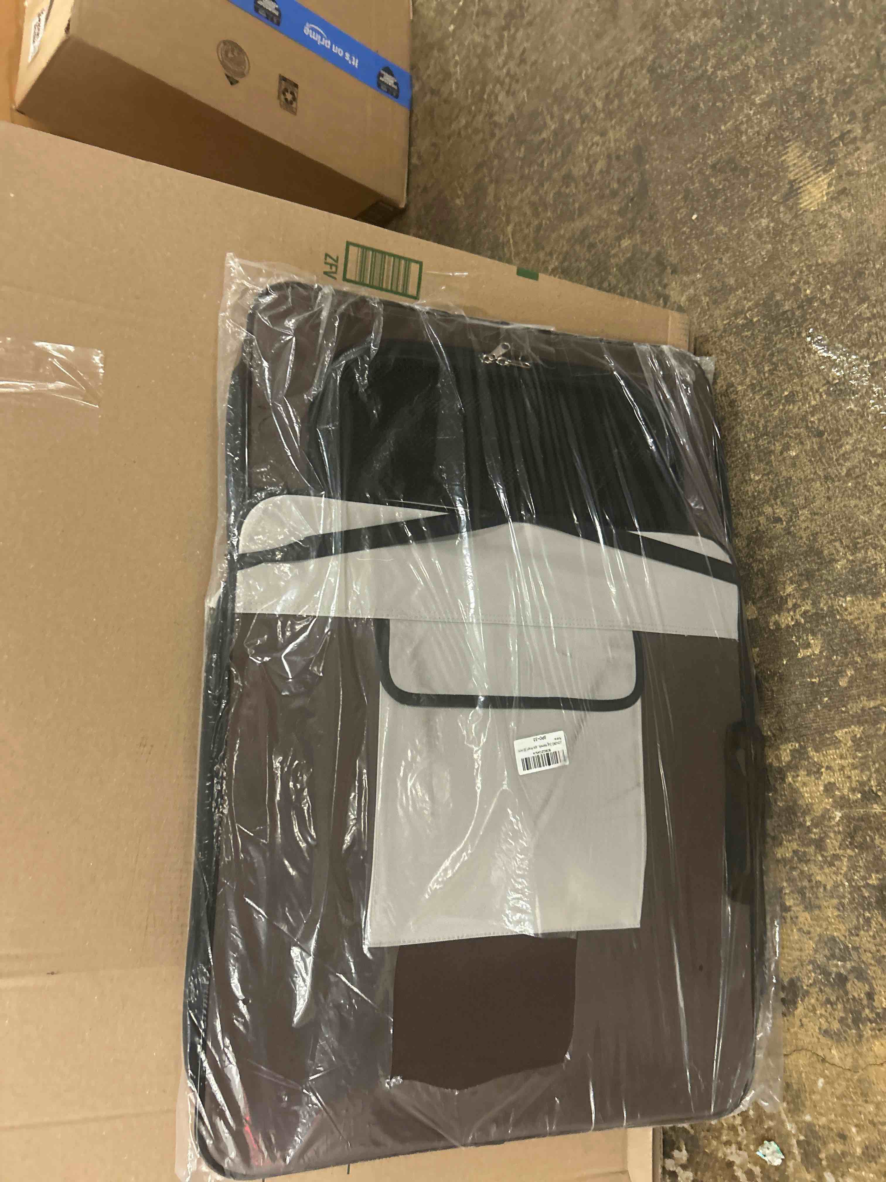 Condition photo showing New/Like New for DONORO Dog Kennels and Crates for Medium Dogs, Portable Pop Up Indoor Pet Cage with Sturdy Wire Frame, Collapsible Travel Crate Soft Sided Cat Bag Escape Proof (Brown, 32.0" L x 21.0" W x 26.0" H)