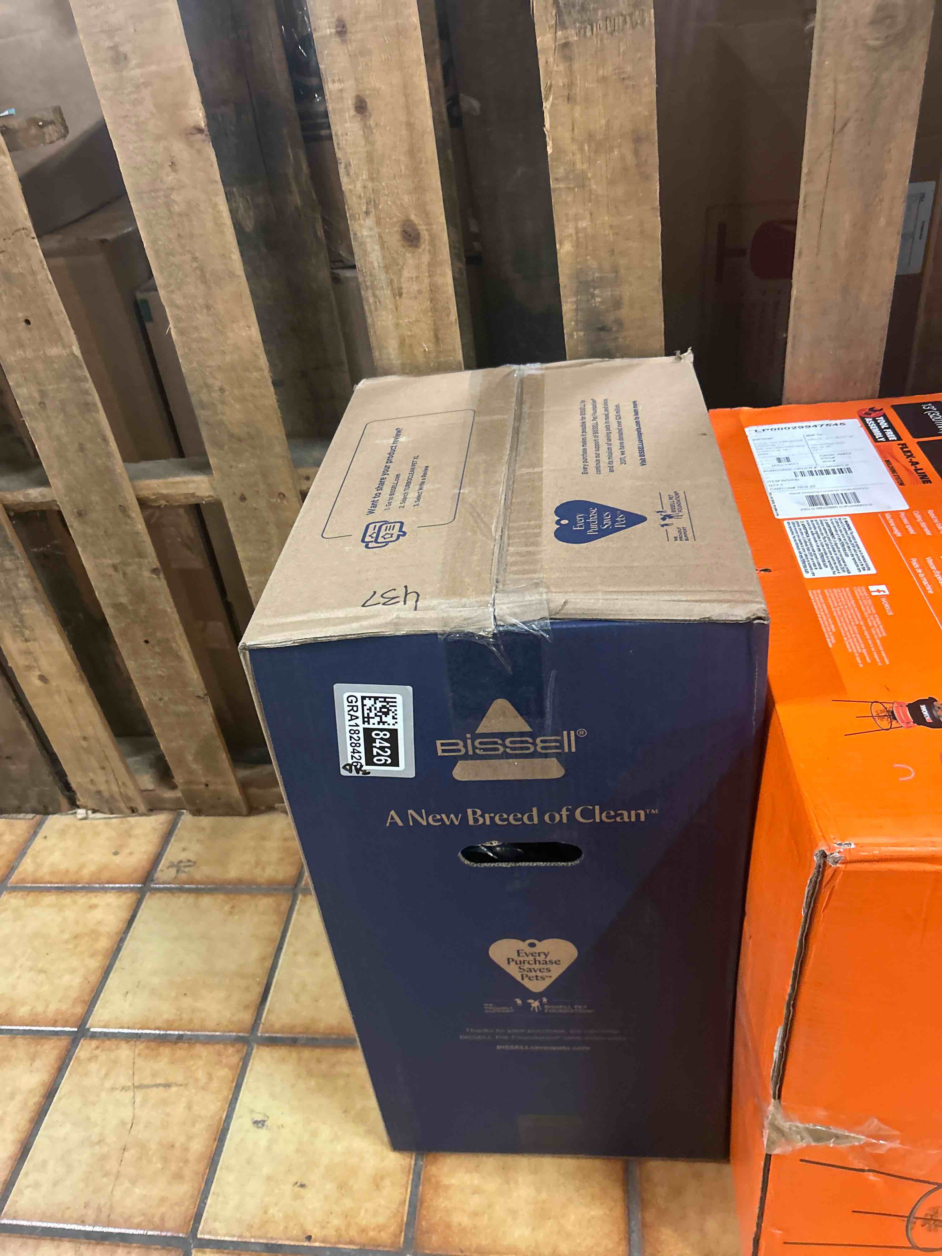 Condition photo showing New/Like New for BISSELL TurboClean Pet XL Upright Carpet Cleaner, Upholstery Tough Stain Tool & Formula included, 3746