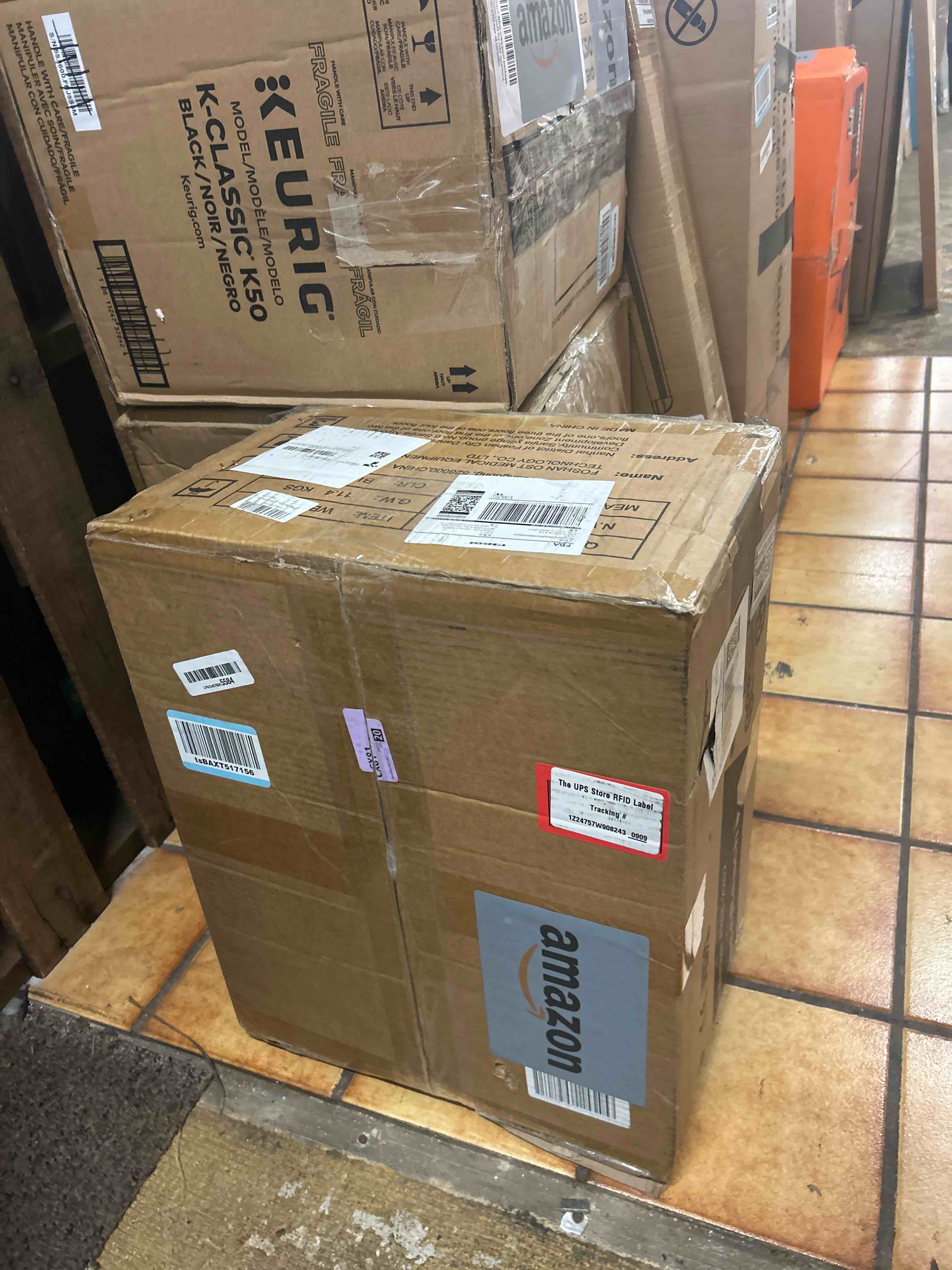 Condition photo showing New/Like New for Economy Knee Scooter Steerable Knee Walker for Foot Injuries Compact Crutches with Dual Rear on-Wheel Brake and Shock Absorption Under The Knee pad