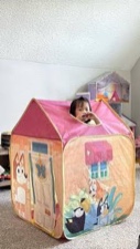 Condition photo showing New/Like New for Bluey  Play House Pop Up Play Tent  Preschool  Ages 2+
