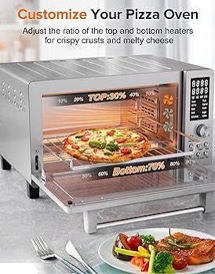 Condition photo showing Good Condition for Nuwave Bravo Pro Smart 21QT Toaster Oven Air Fryer Combo, Convection Oven Countertop, 10 functions all in 1, with even & quick crisp technology, 50-450°F, 1800W, Stainless Steel