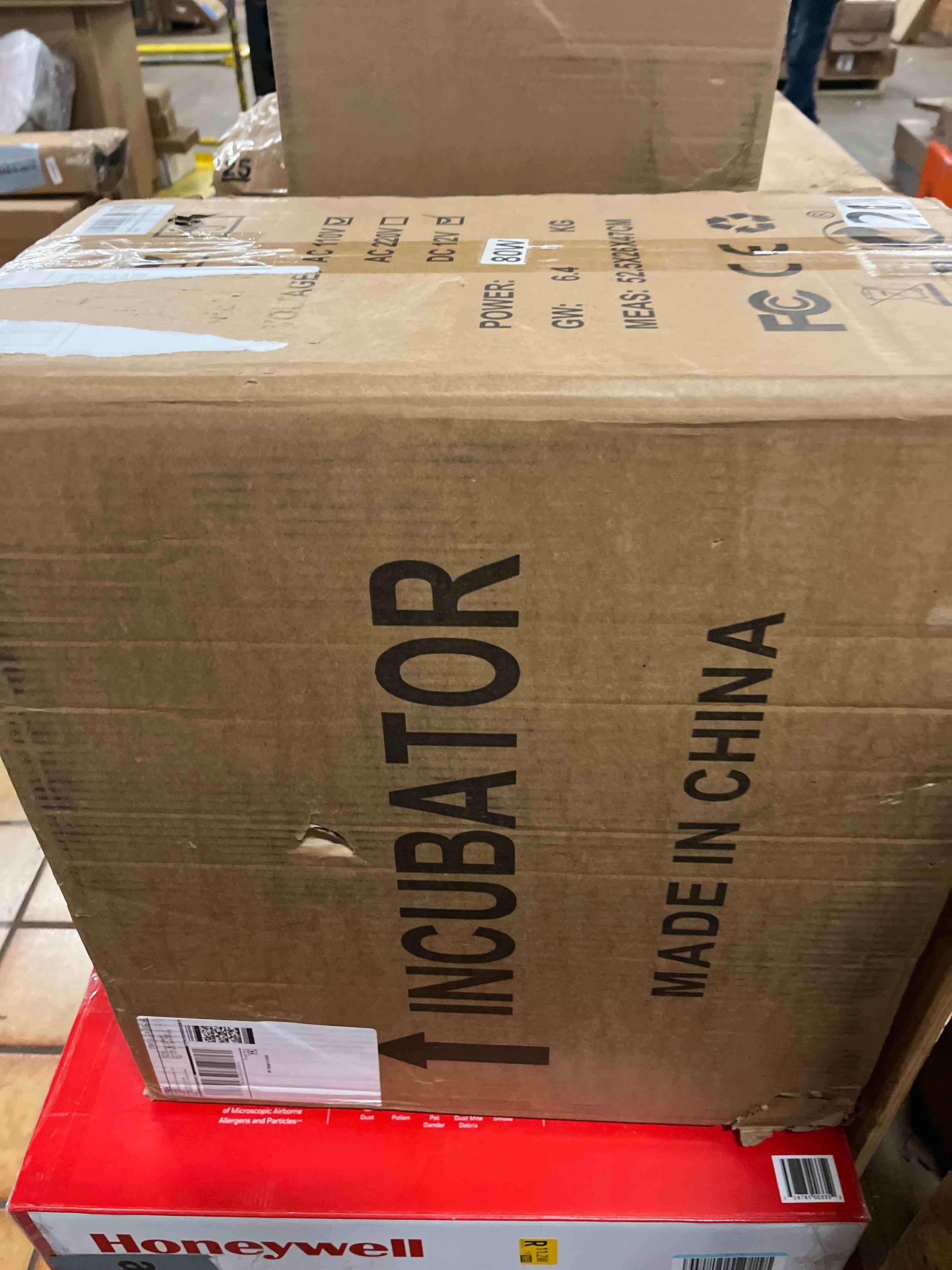 Condition photo showing New/Like New for Incubators for Hatching Eggs 120, Chicken Egg Incubator with Automatic Egg Turning and Humidity Display, Temperature Control with 5 Automatic Incubation Modes, Incubation Day Counter