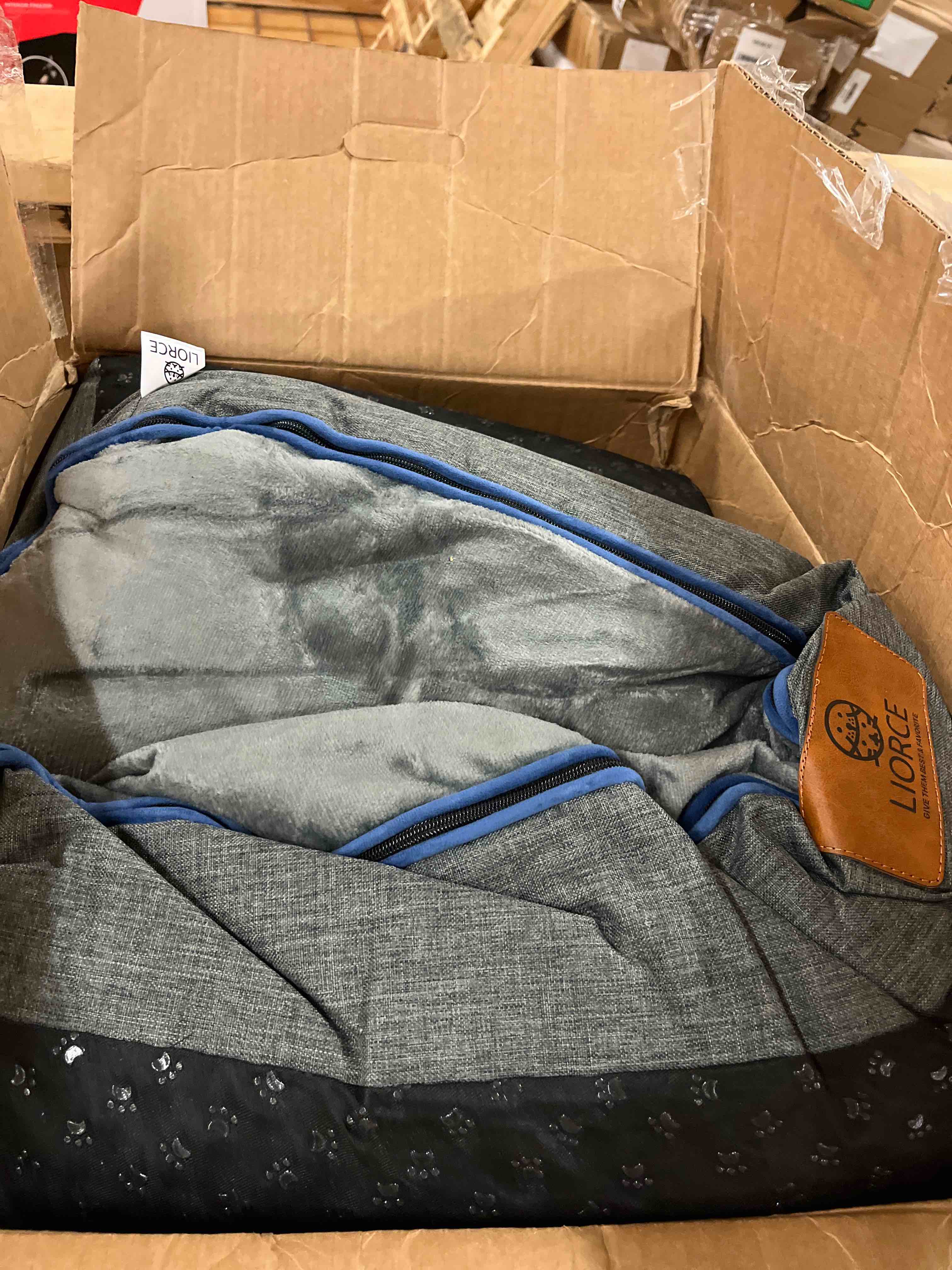 Condition photo showing Good Condition for Memory Foam XL Dog Bed - 4” Thick Orthopedic Beds for Extra Large Dogs - Waterproof Dog Bed with Removable Washable Cover & Wrap-Around Zipper - Ultimate Comfort and Easy Maintenance