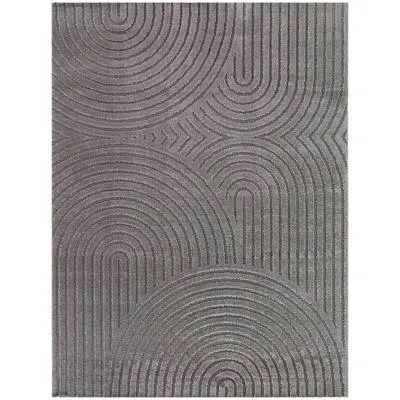 Condition photo showing New/Like New for 7'10"x10' Caserio Mid-Century Modern Abstract Rug Gray - Balta Rugs