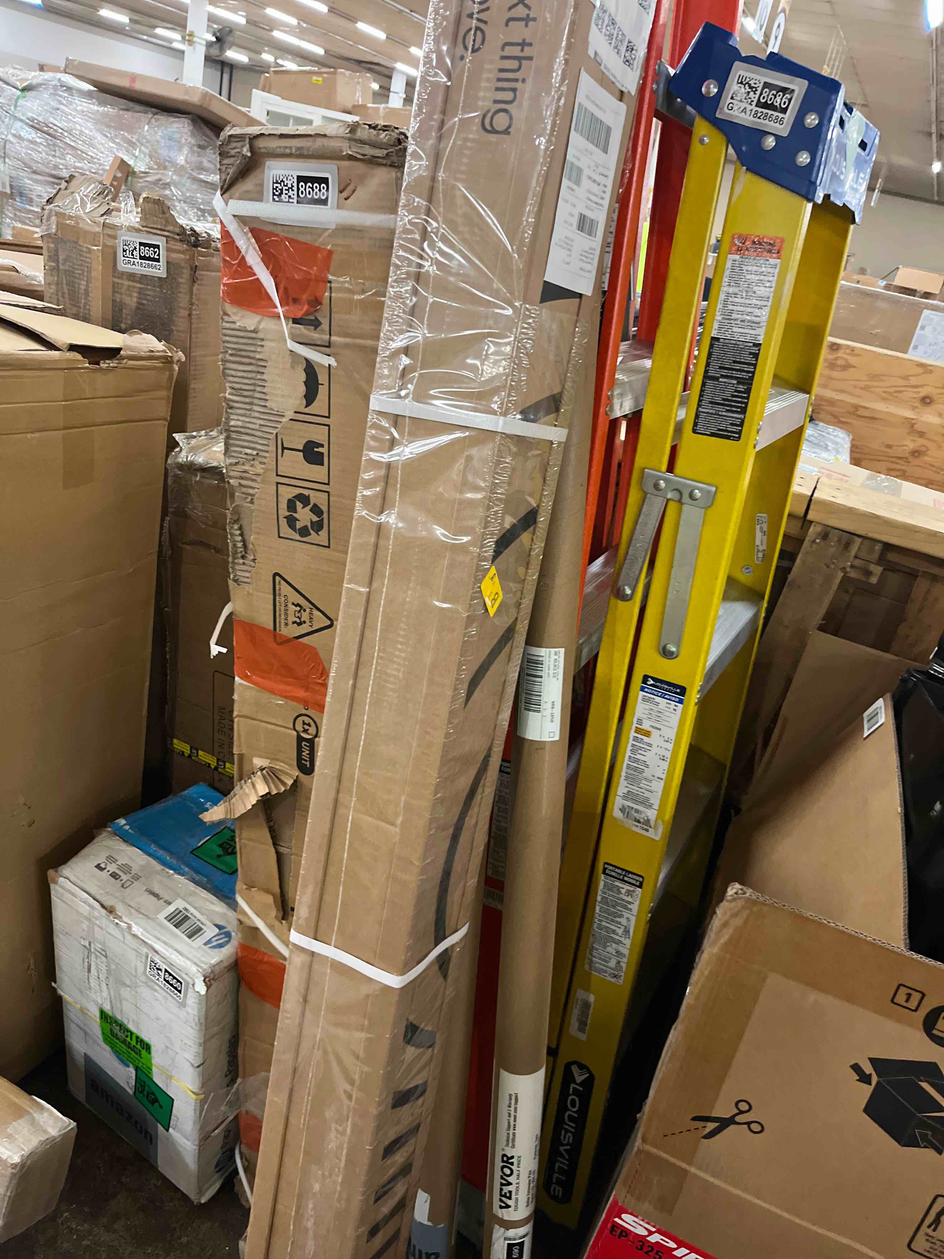 Condition photo showing New/Like New for Universal 72-Inch Roll-Down Pull-Down Manual Projection Screen (42.5'' x 56.6'') Matte White