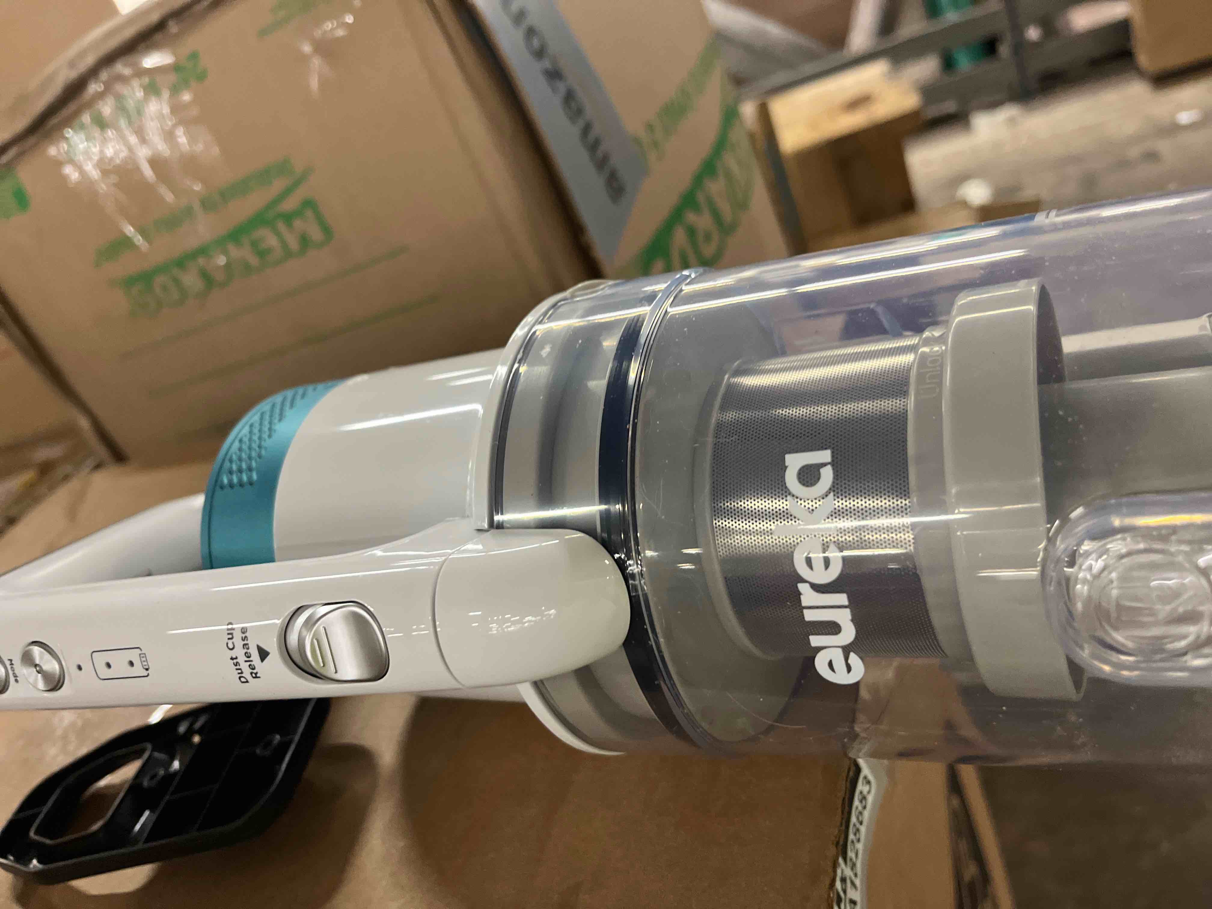 Condition photo showing Good Condition for Eureka RapidClean Pro NEC280TL Cordless Stick Vacuum Cleaner - Lightweight 5.3 lbs, 40-Min Runtime, LED Headlights, 3 Power Modes, Ideal for Pet Hair, Hard Floors & Carpets